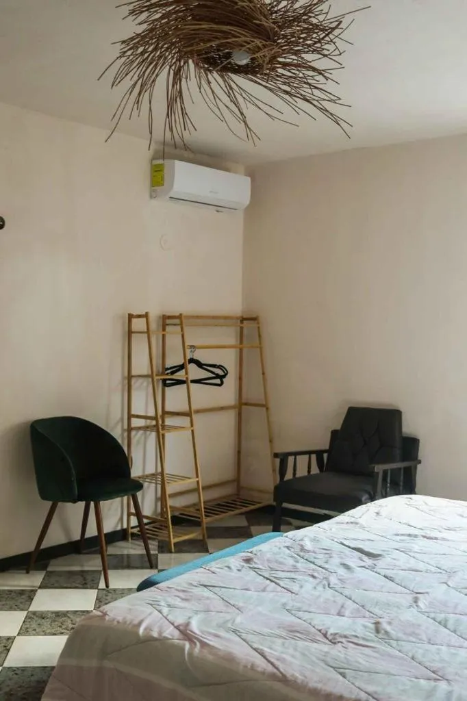 Bed in Casa Mate BeachFront HOUSES El Cuyo