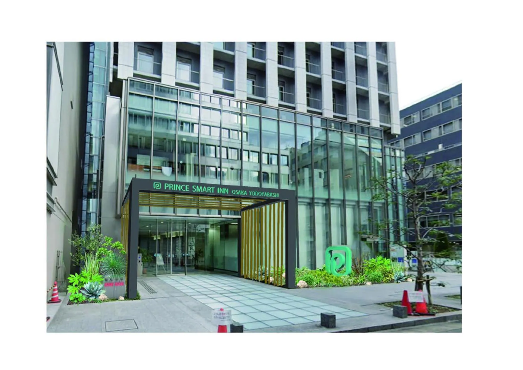 Property building in Prince Smart Inn Osaka Yodoyabashi