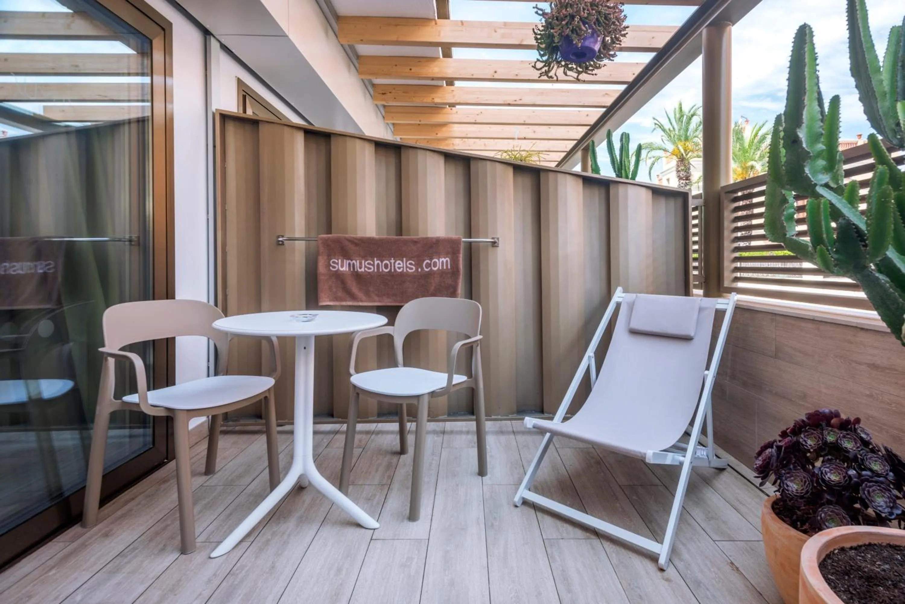 Balcony/Terrace in Sumus Hotel Stella and Spa 4S Adults Recommended