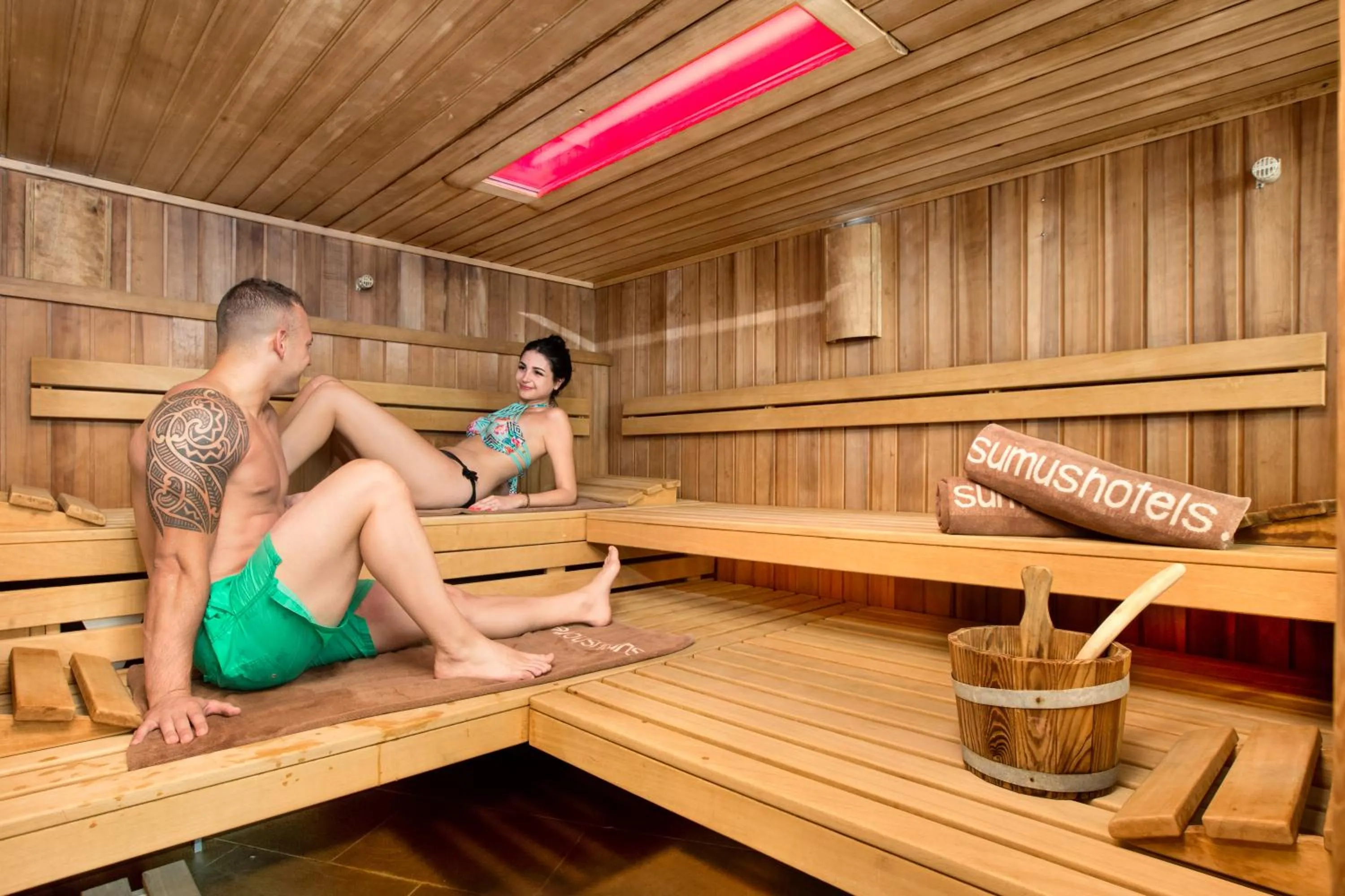 Sauna in Sumus Hotel Stella and Spa 4S Adults Recommended
