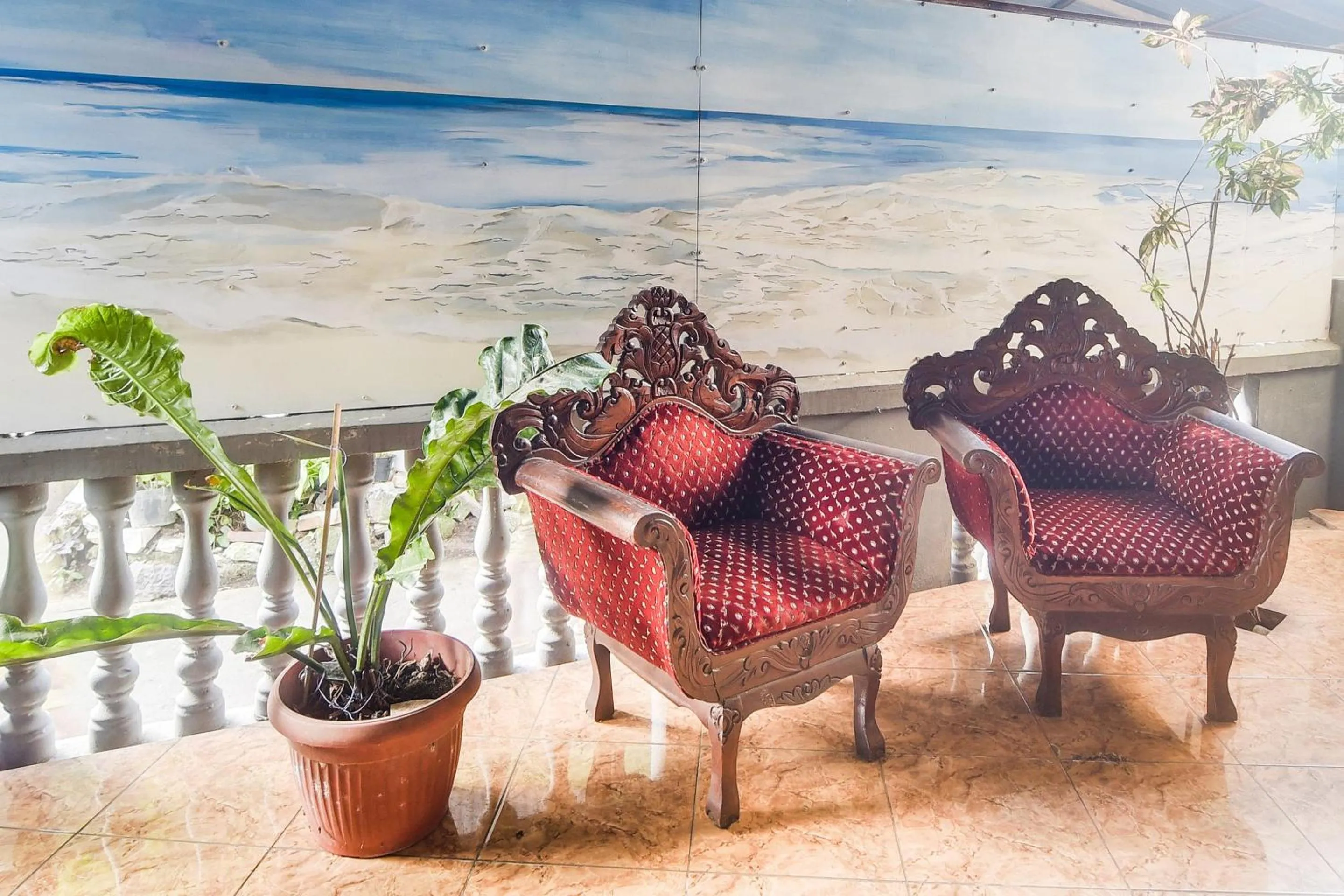 Lobby or reception in Hotel O Priska Kost Dan Homestay