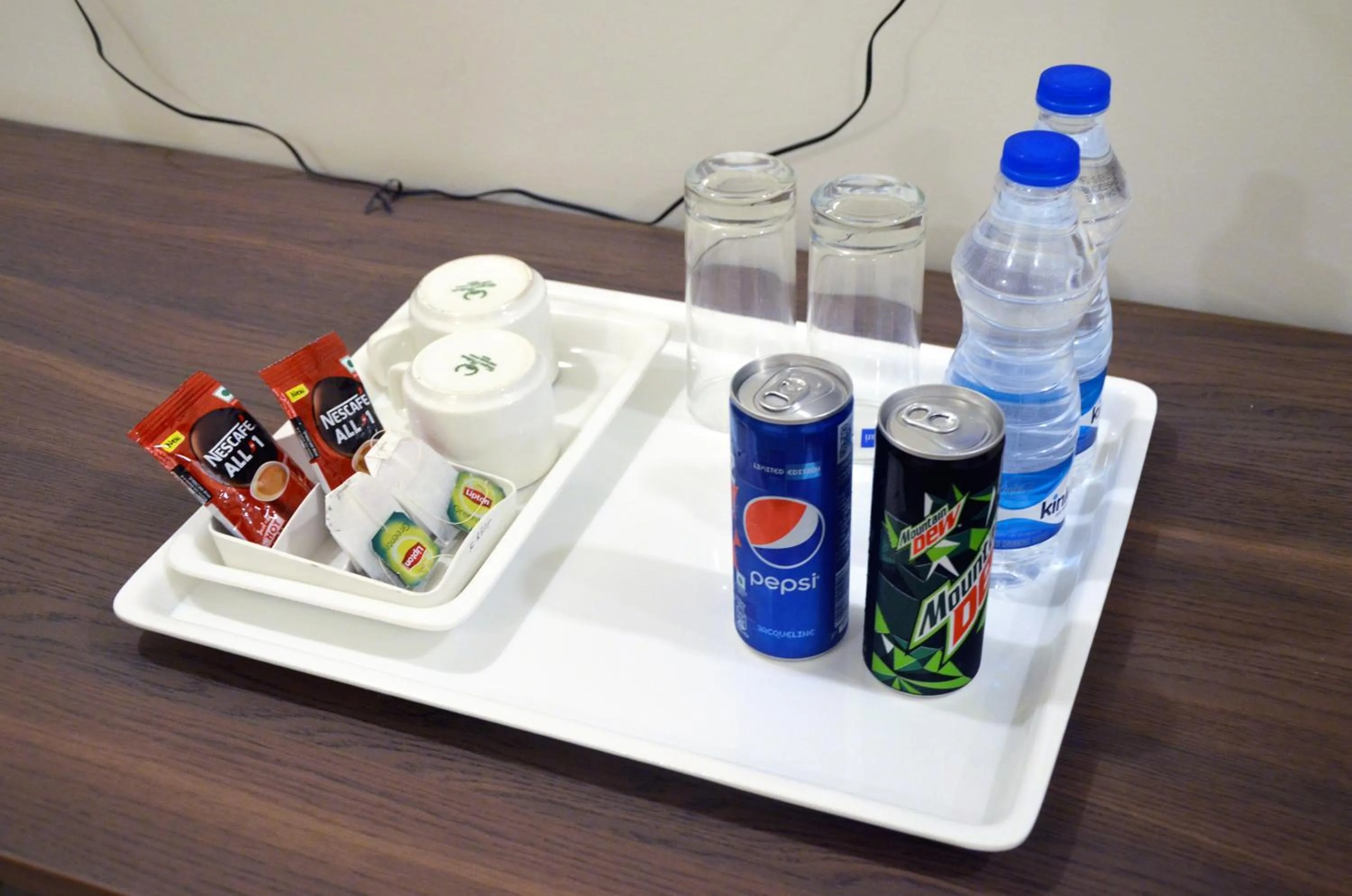 Food and drinks in Hotel The Luxem