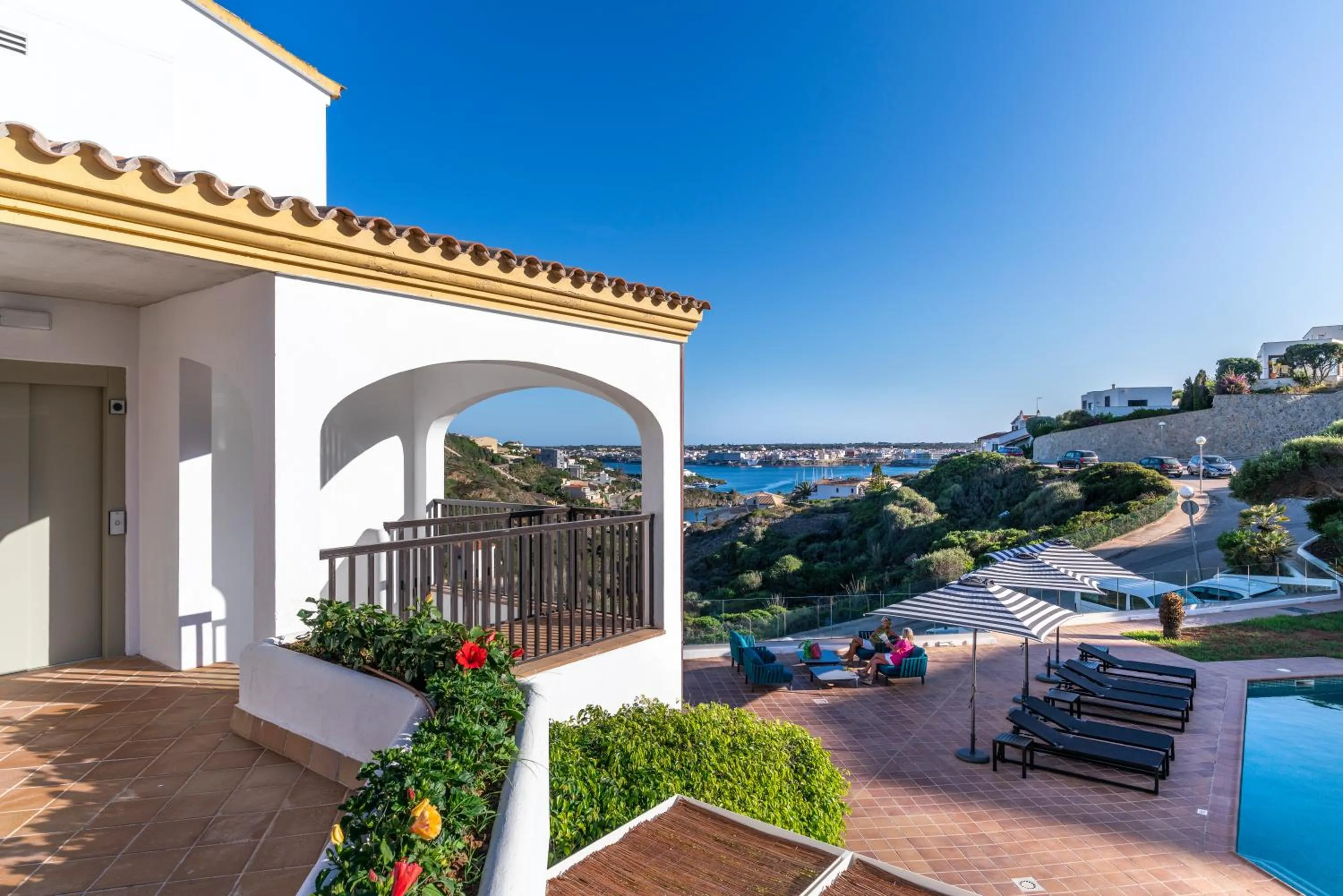 Property building in Calallonga Hotel Menorca