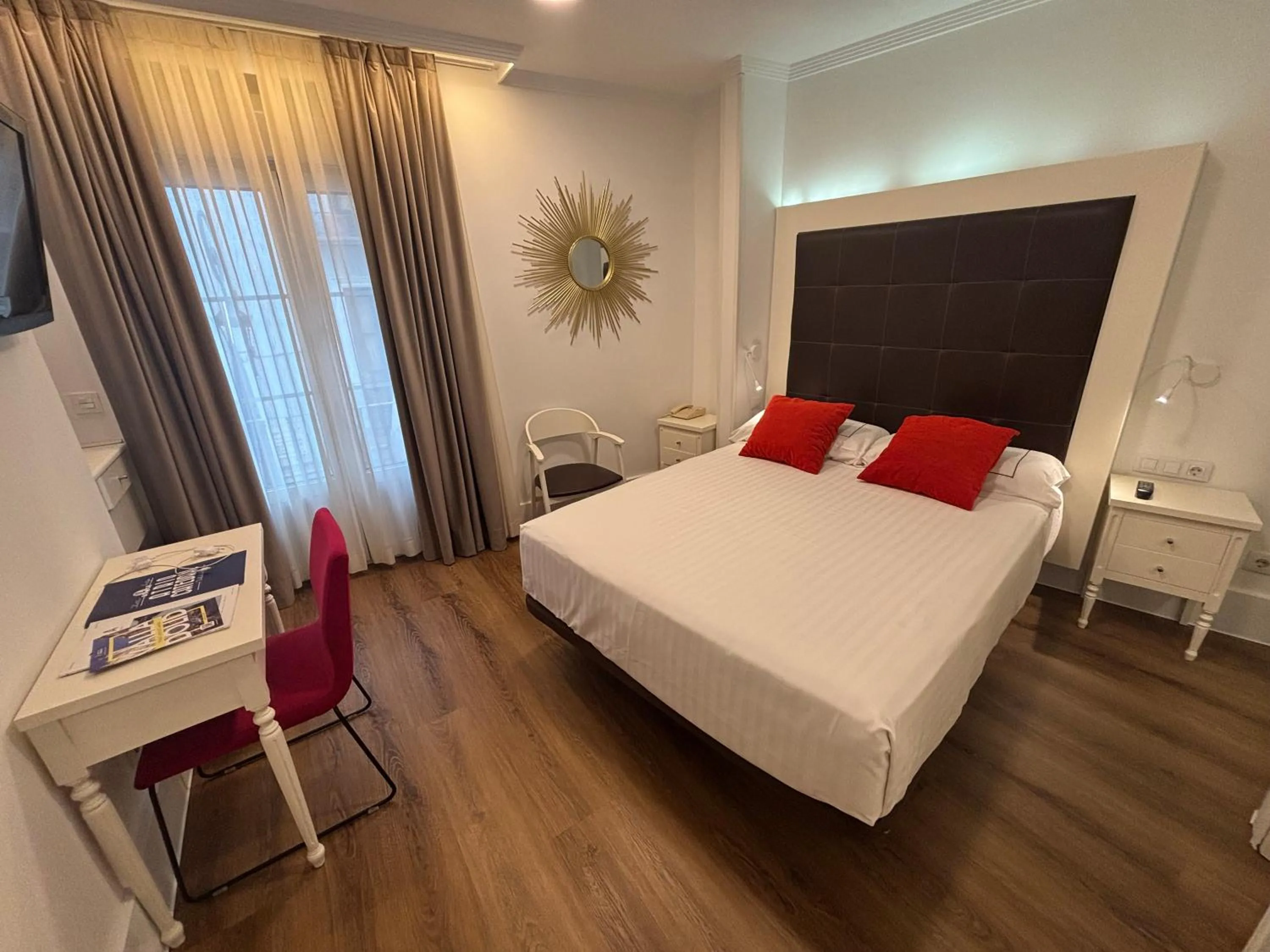 Decorative detail, Bed in Hotel Boutique Catedral