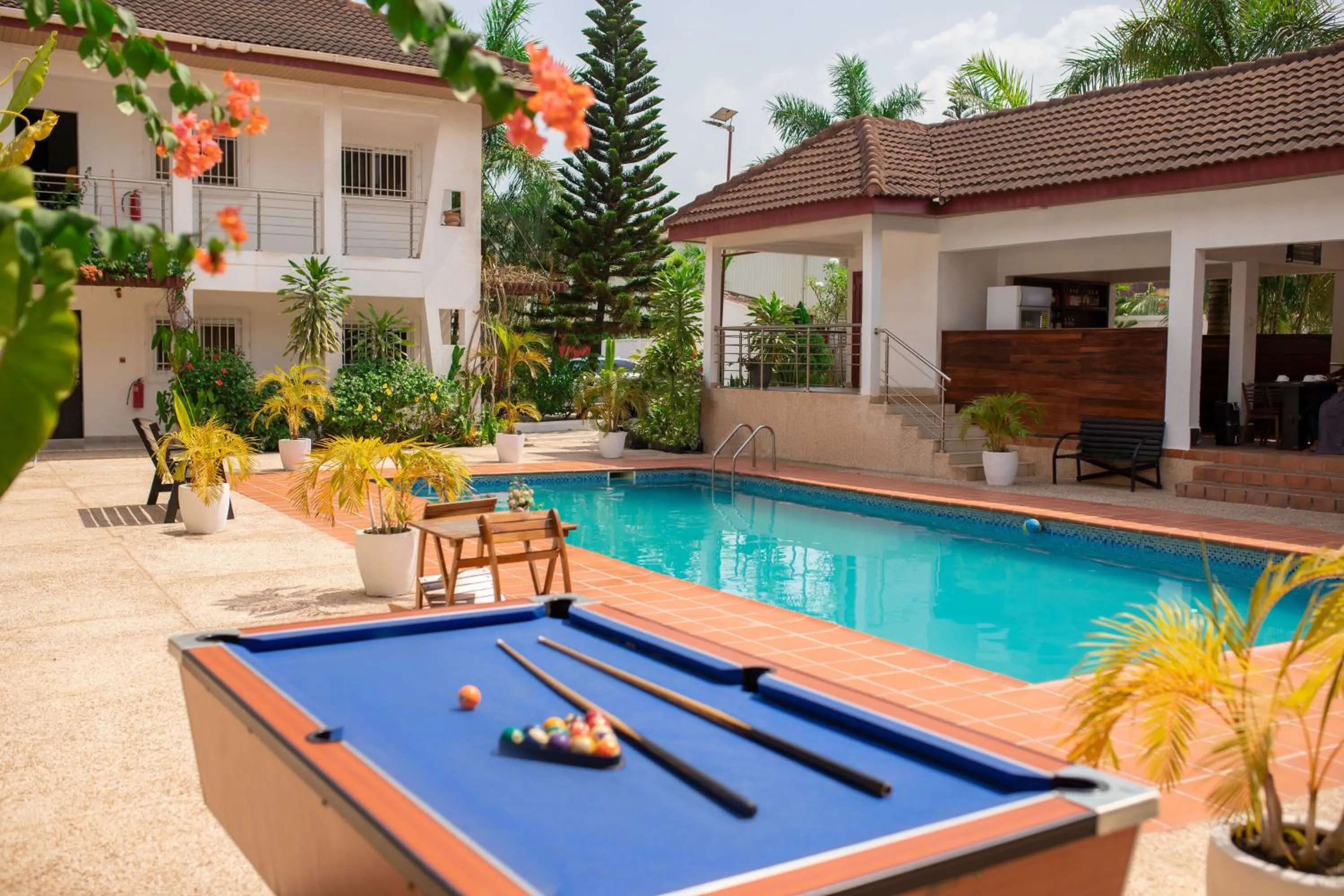 Swimming pool in Bragha Apartments And Hotel