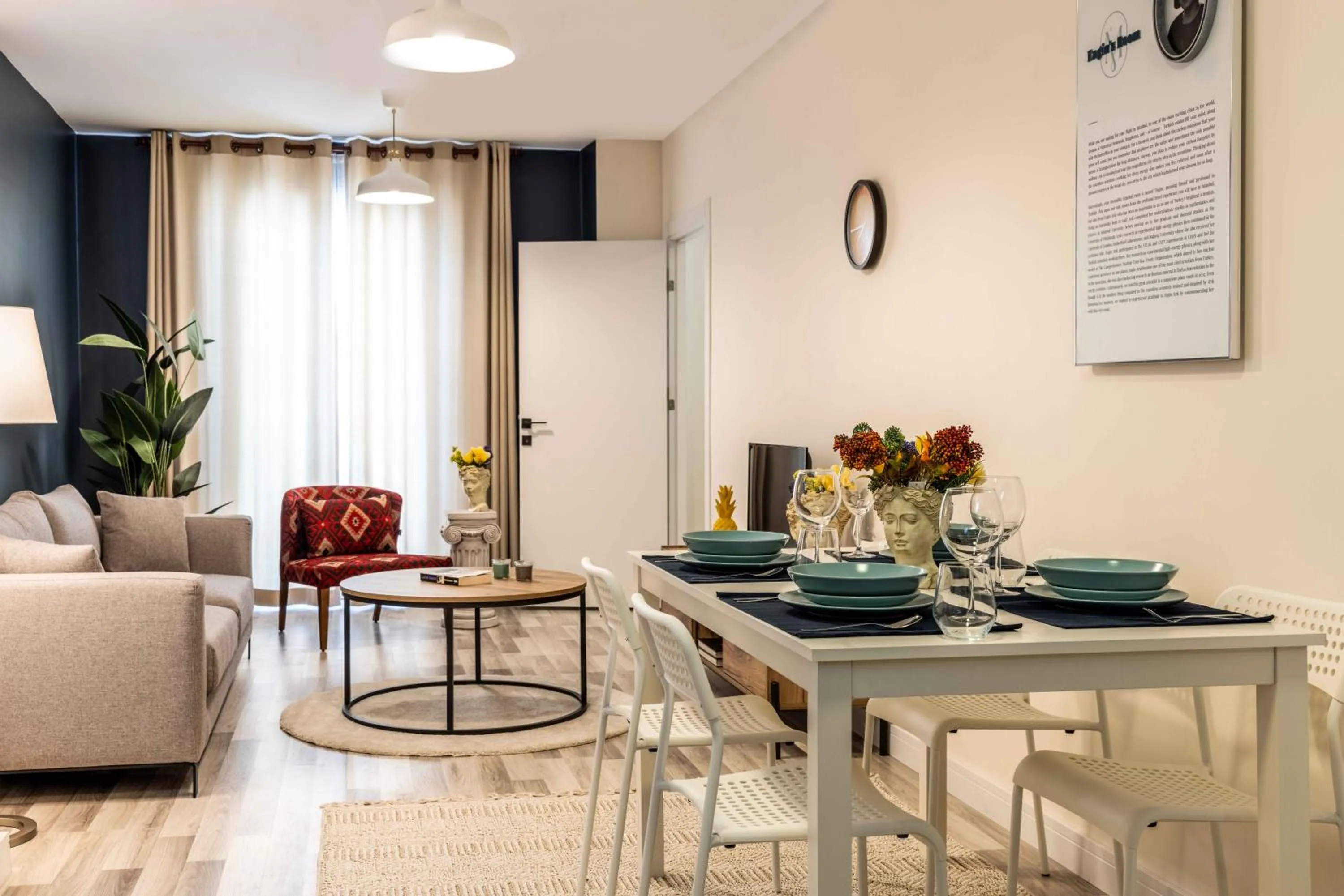 Living room in Monnas Suite