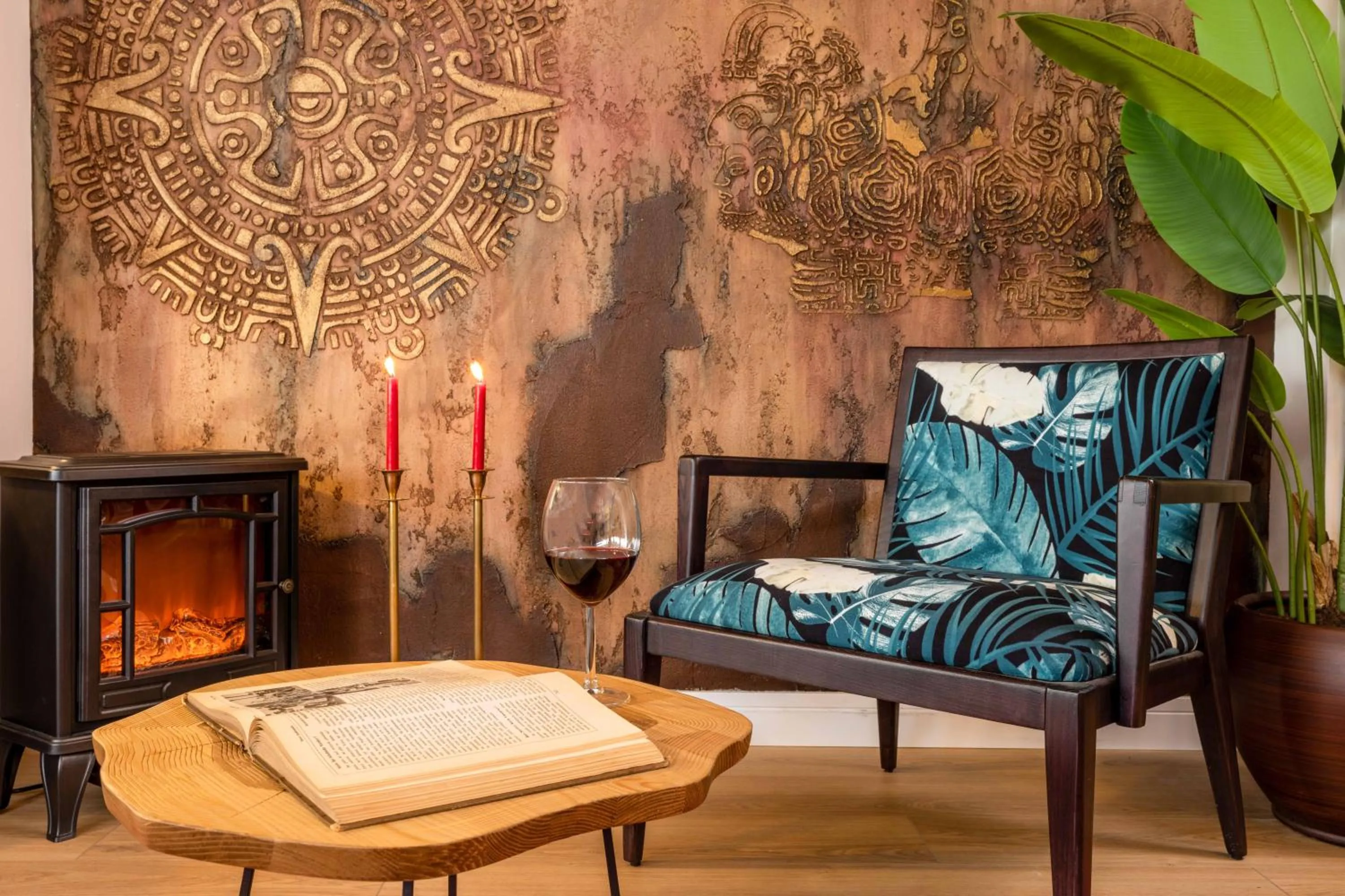 Living room in Monnas Suite