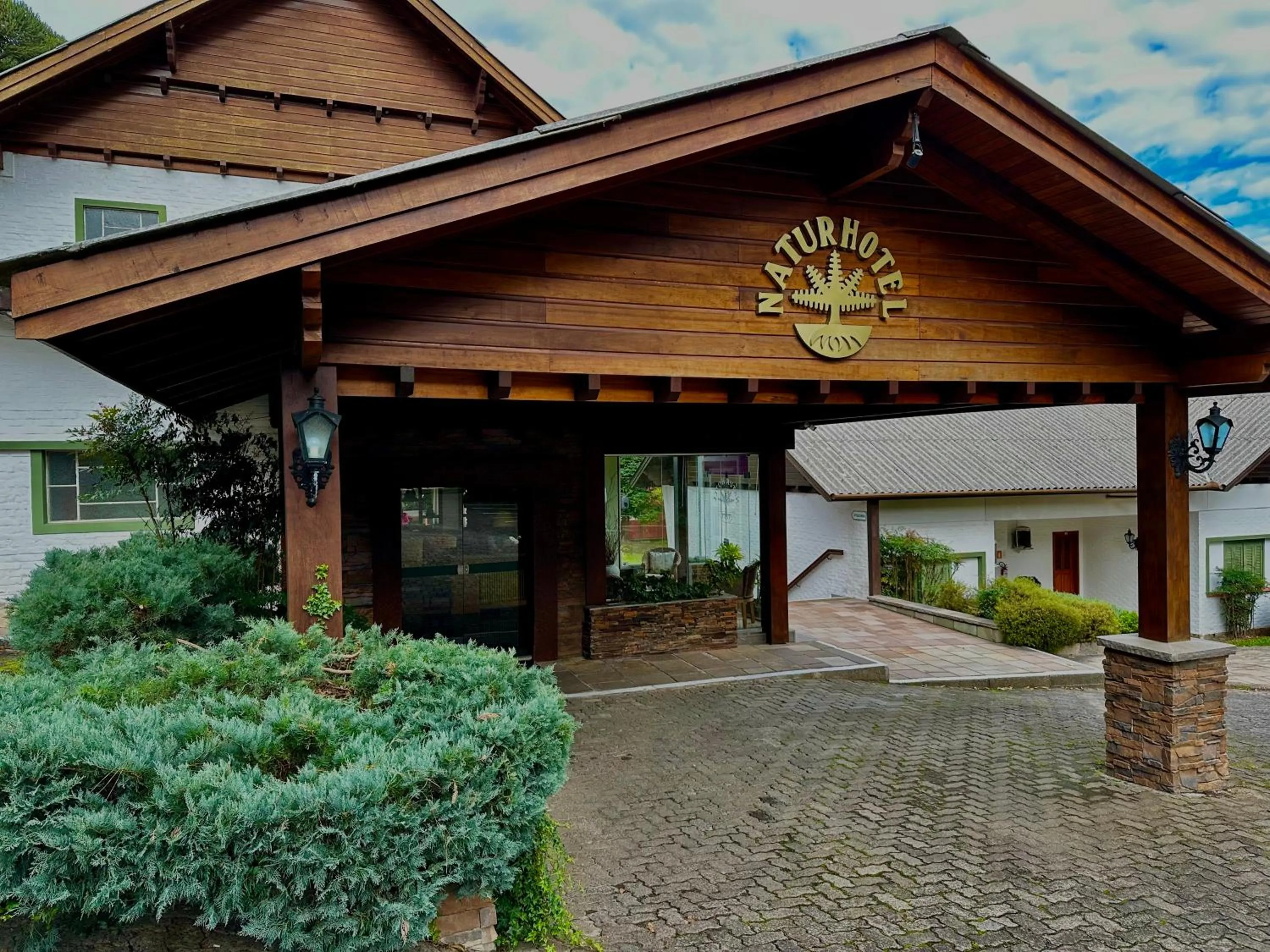Facade/entrance in Natur Hotel - 700m da Rua Coberta
