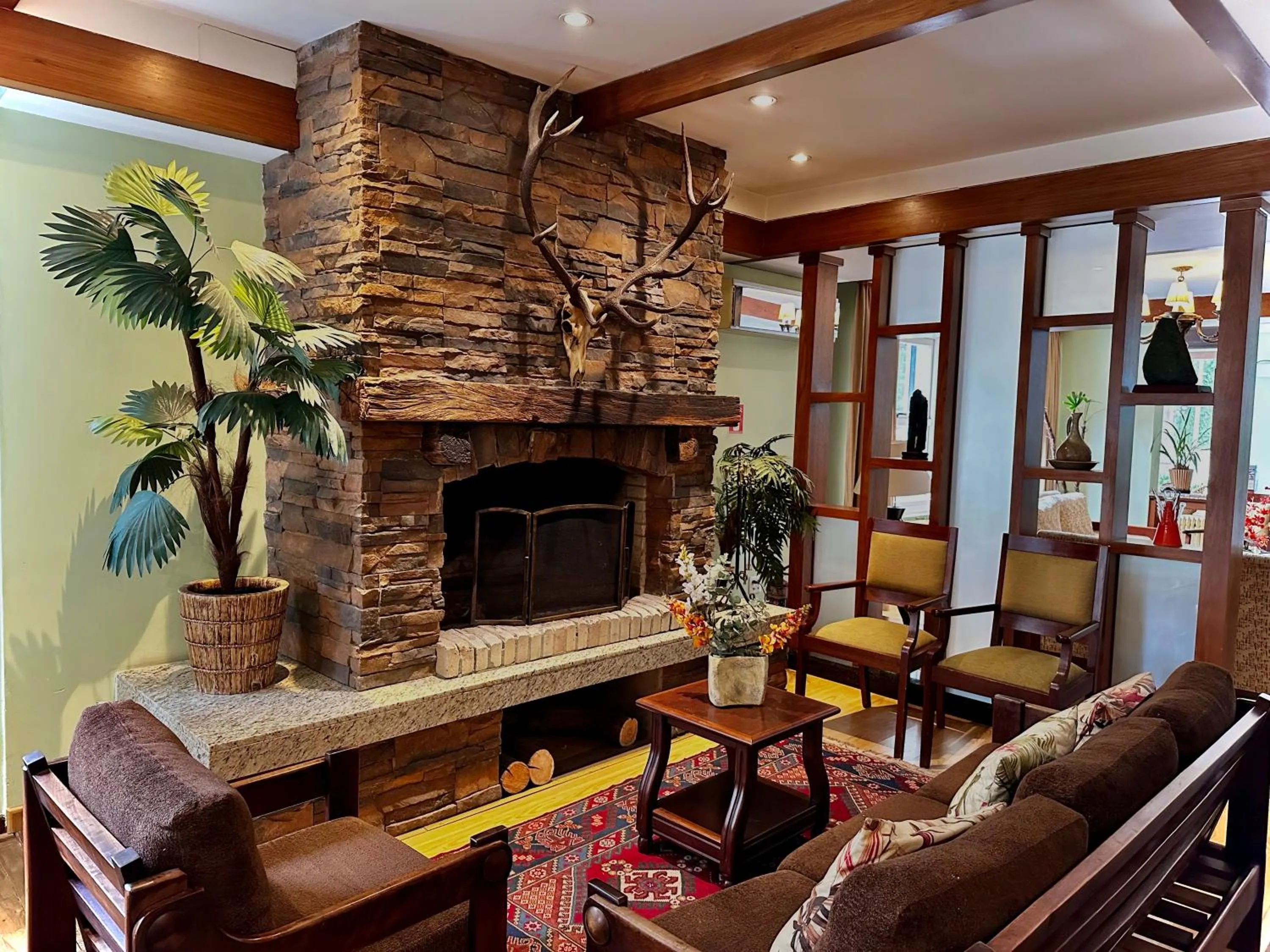 Living room in Natur Hotel - 700m da Rua Coberta