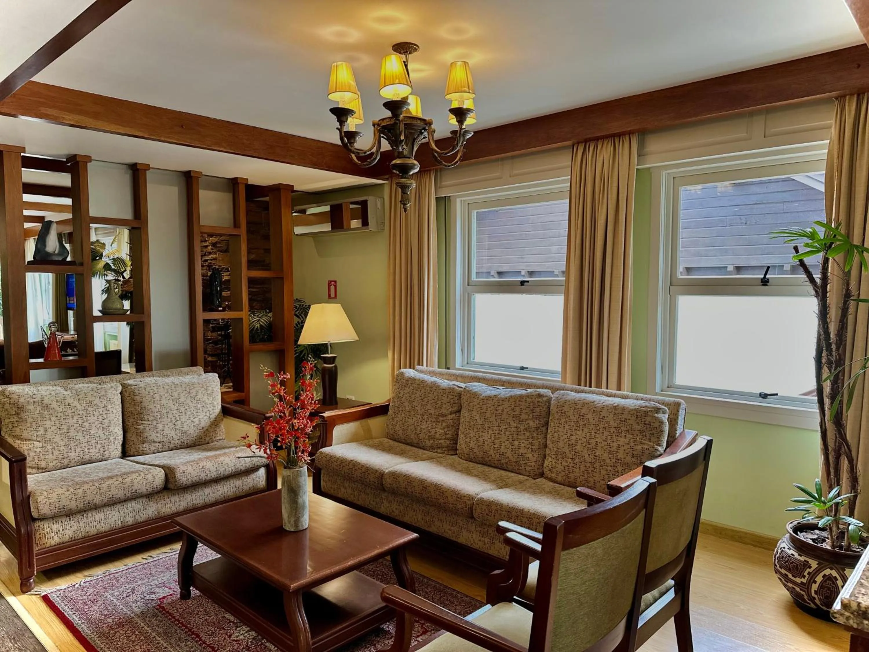 Living room in Natur Hotel - 700m da Rua Coberta