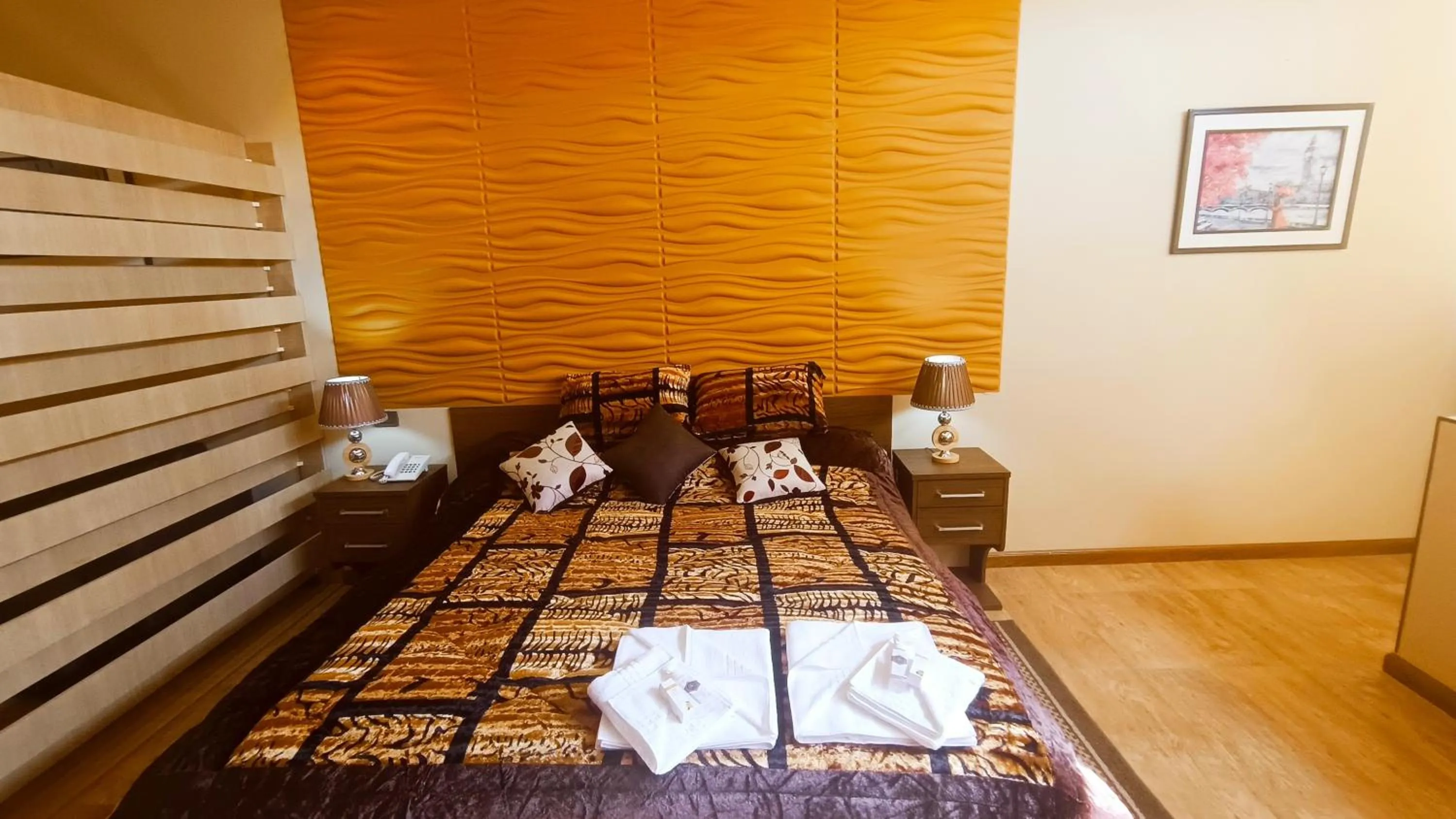 Bed in Hotel Gran Aurum