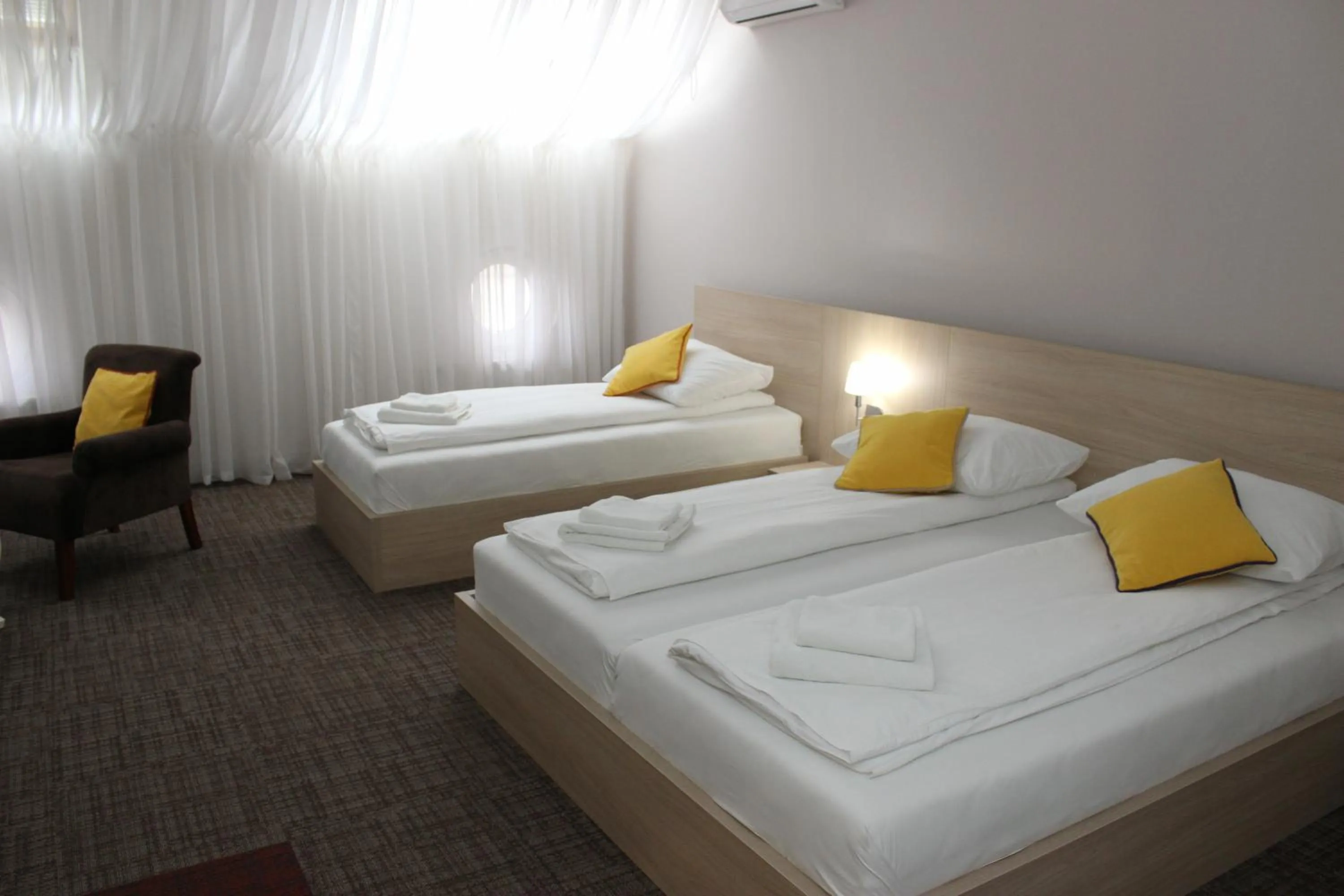 Bed in Hotel Story