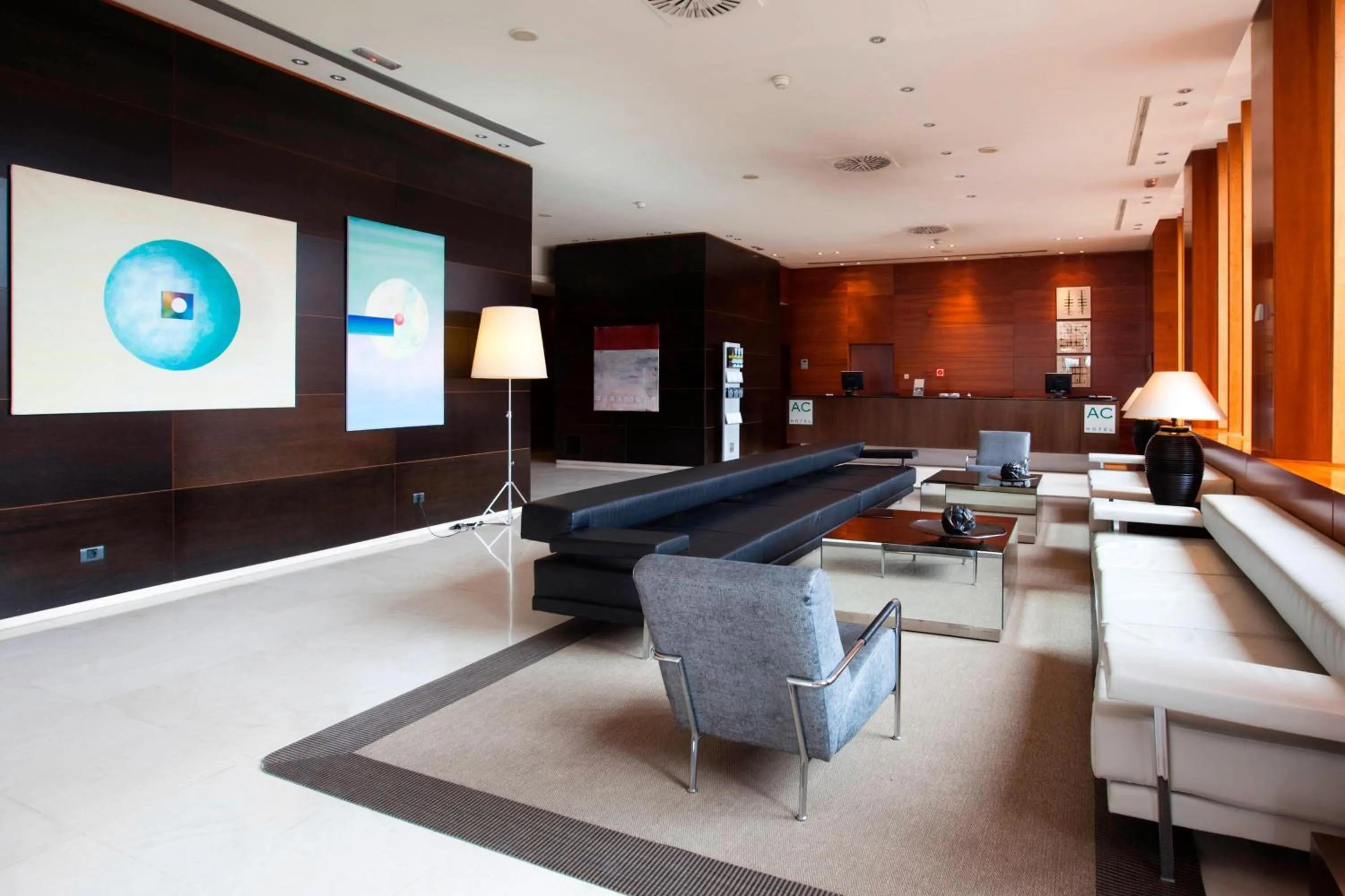 Lobby or reception in AC Hotel Guadalajara by Marriott, Spain