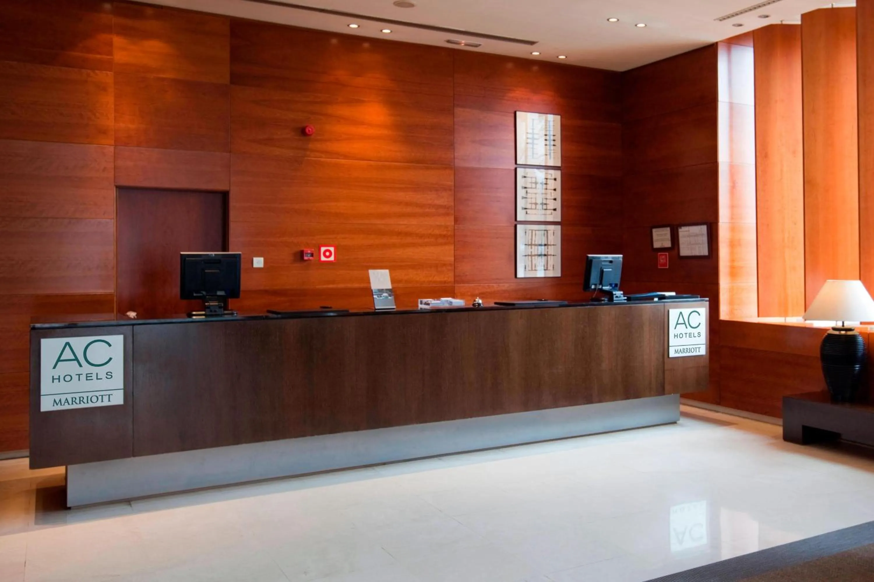 Lobby or reception in AC Hotel Guadalajara by Marriott, Spain