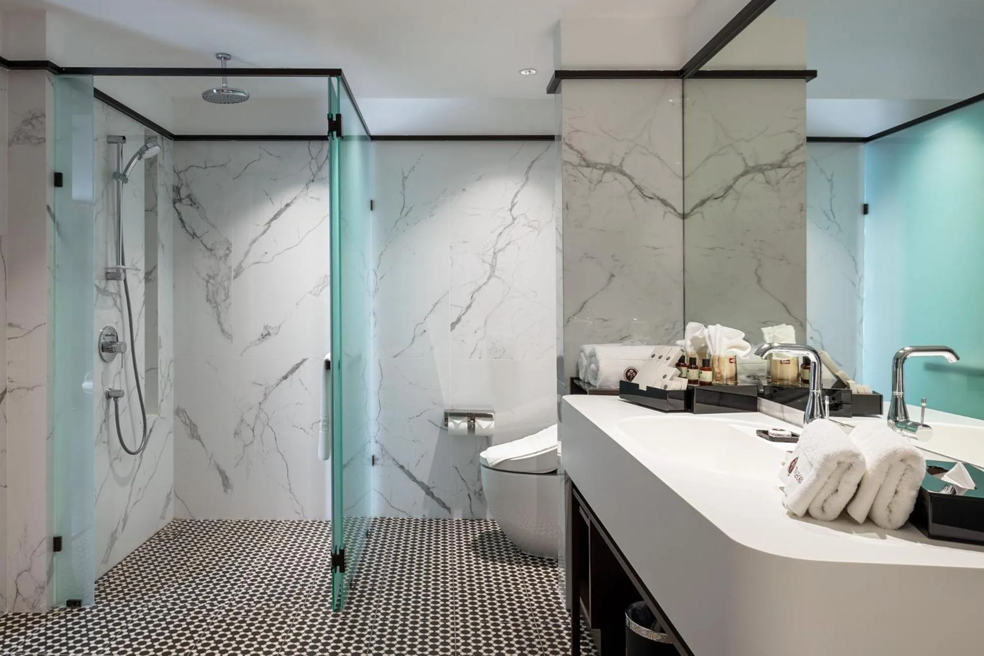 Bathroom in The George Penang by The Crest Collection