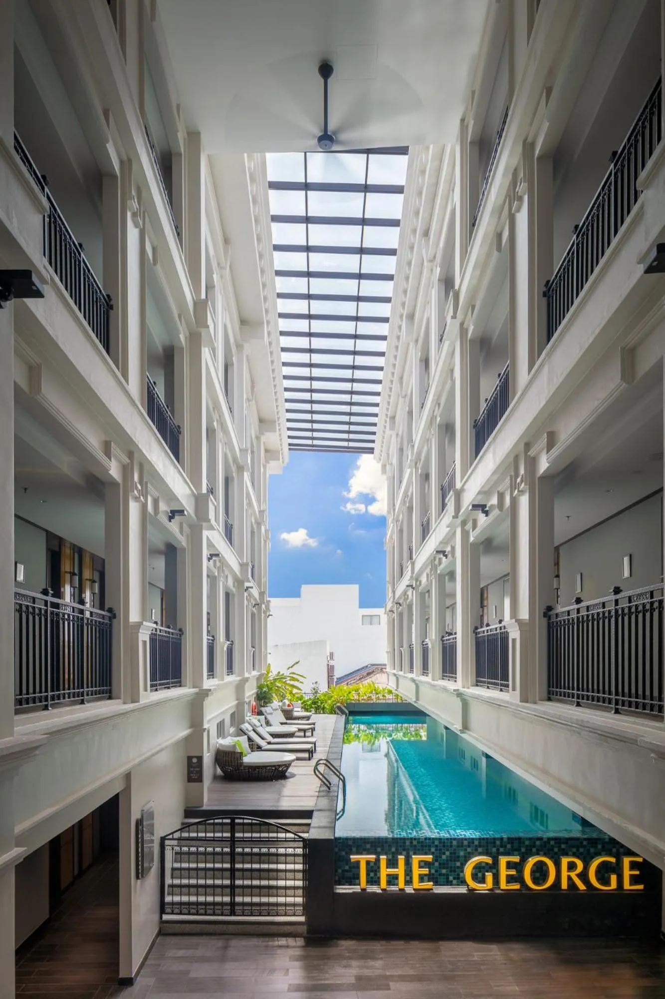 Swimming pool in The George Penang by The Crest Collection