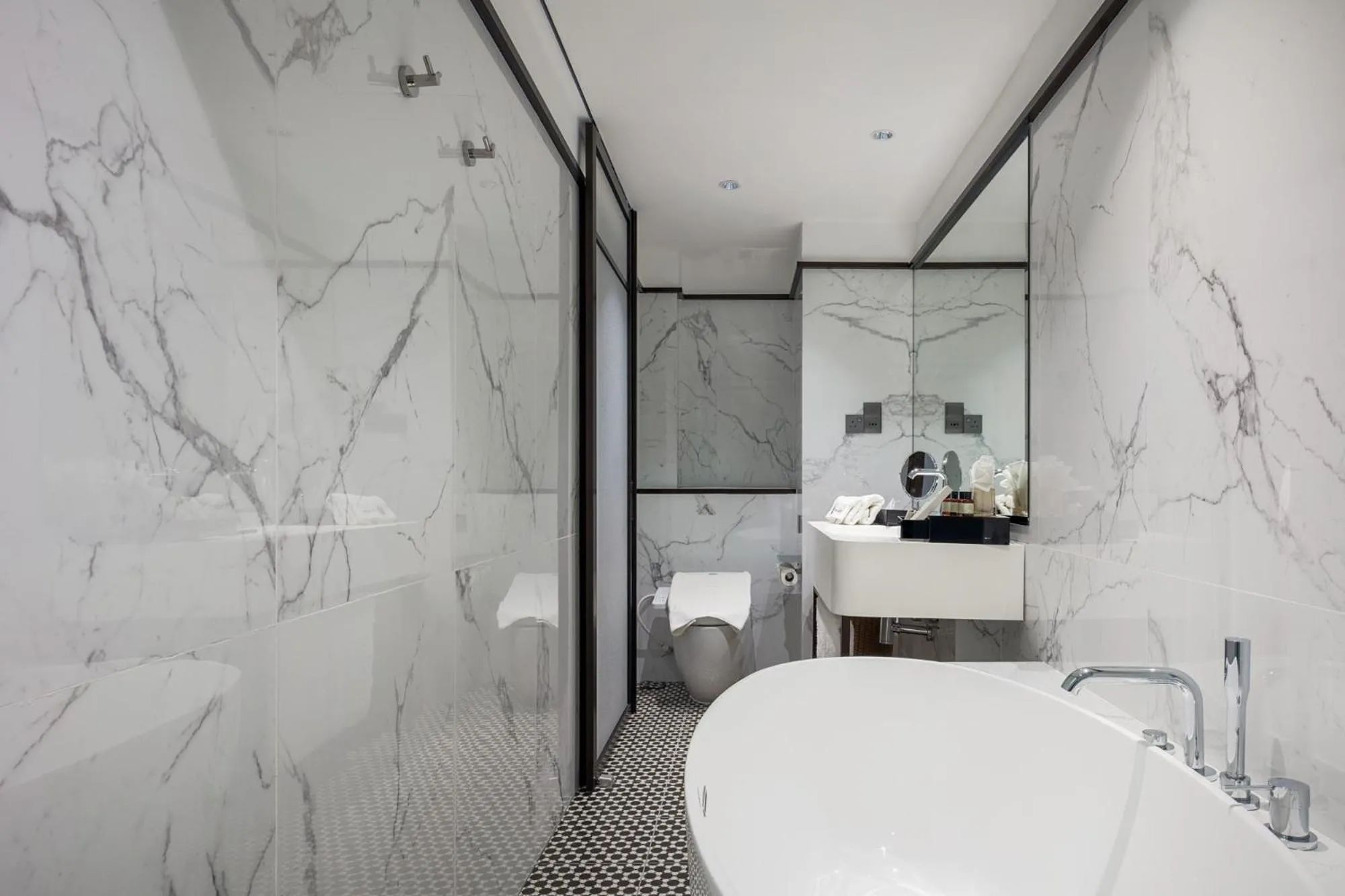 Bathroom in The George Penang by The Crest Collection