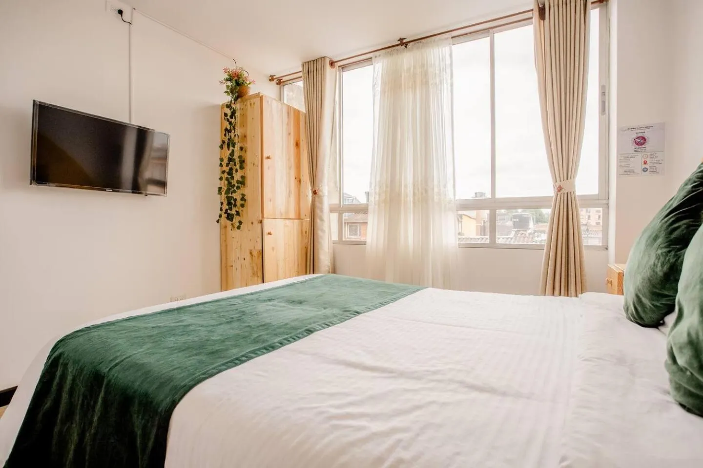 Bed in Hotel Natural Sevgi