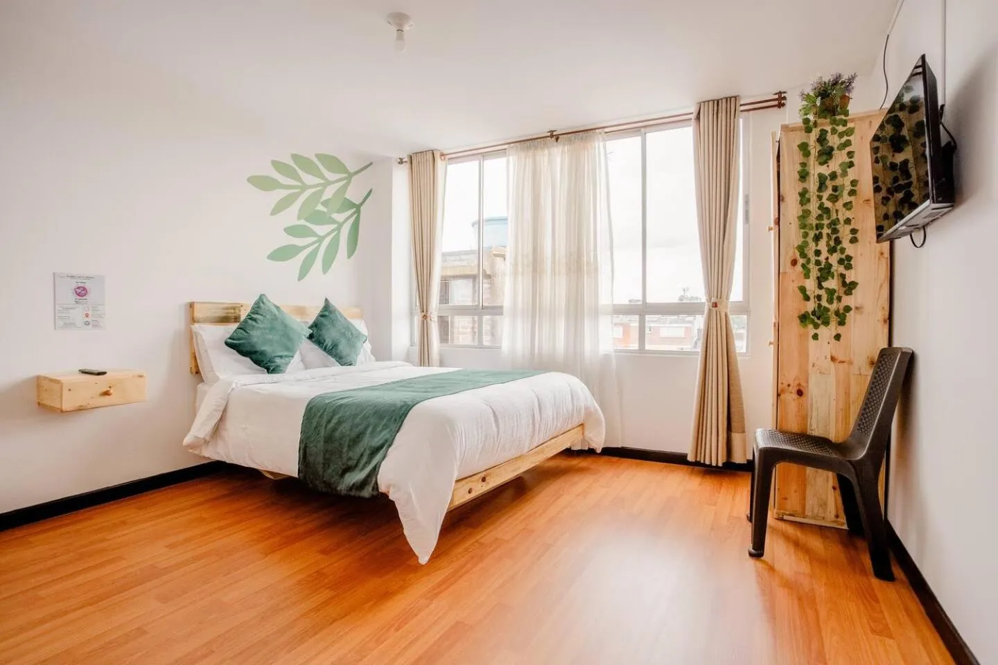 Bed in Hotel Natural Sevgi