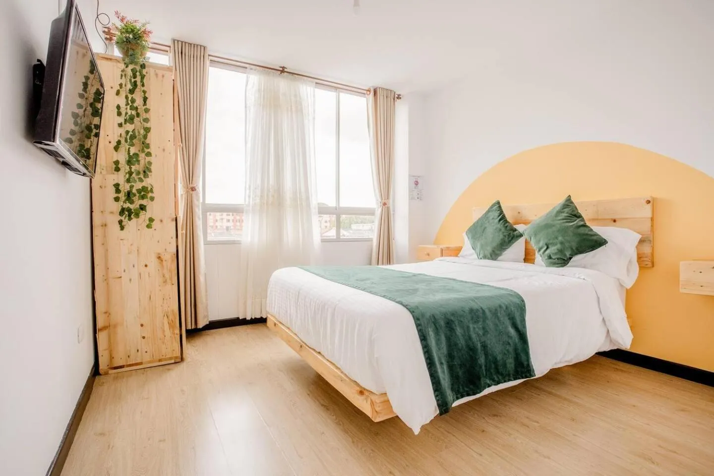 Bed in Hotel Natural Sevgi