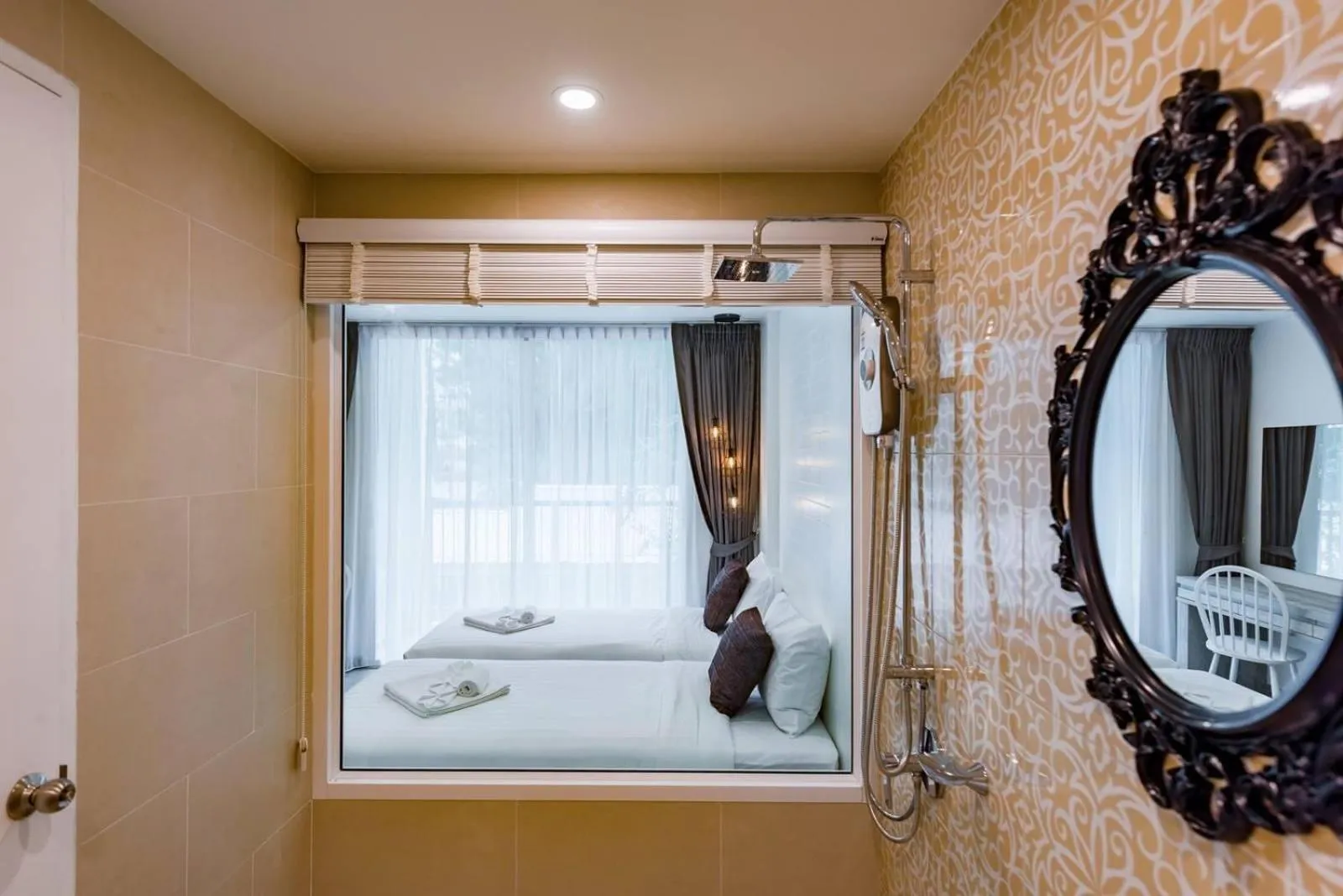 Bathroom, Bed in LullaBella Hotel Patong