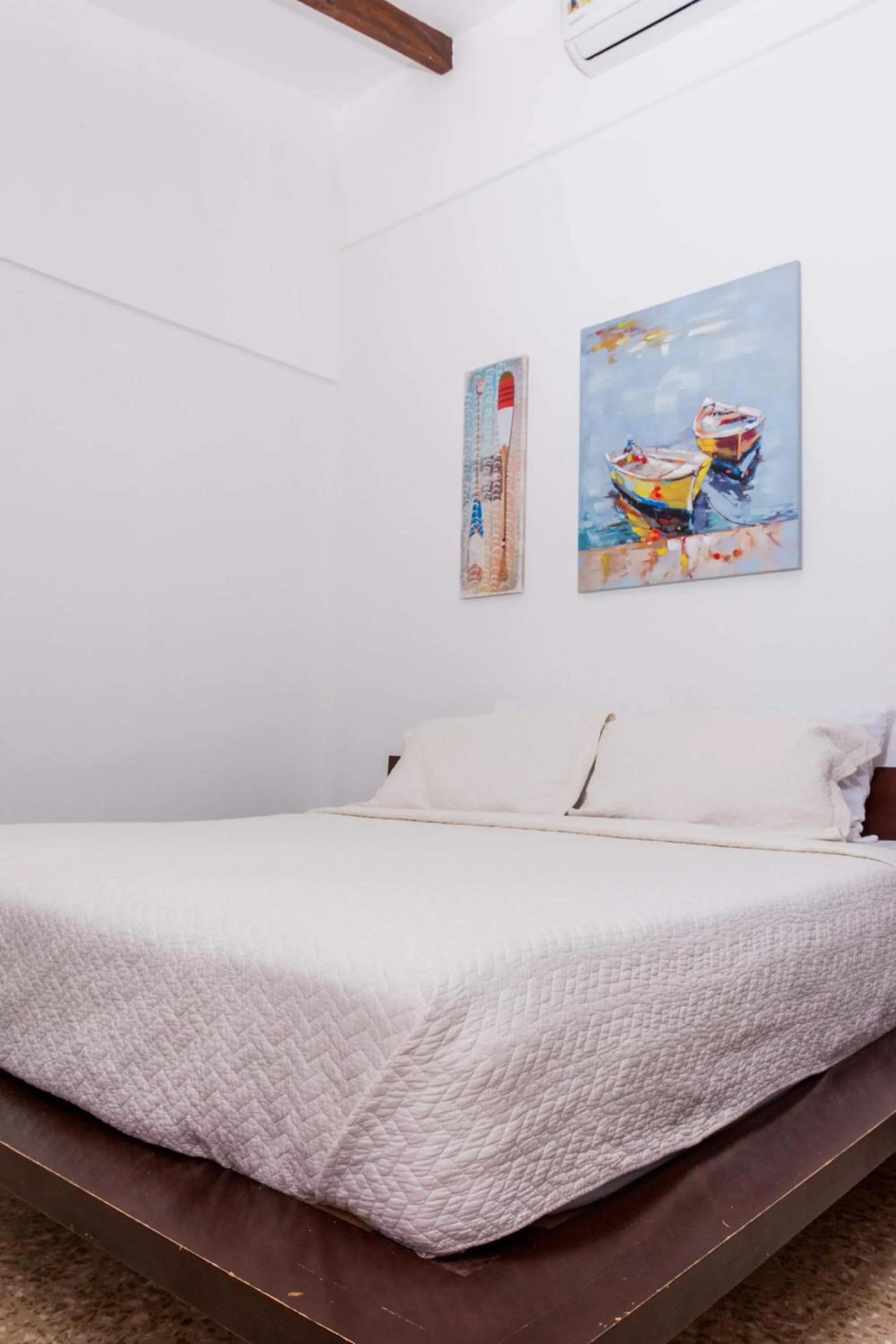 Bedroom in Café de Playa Beach Front Hotel