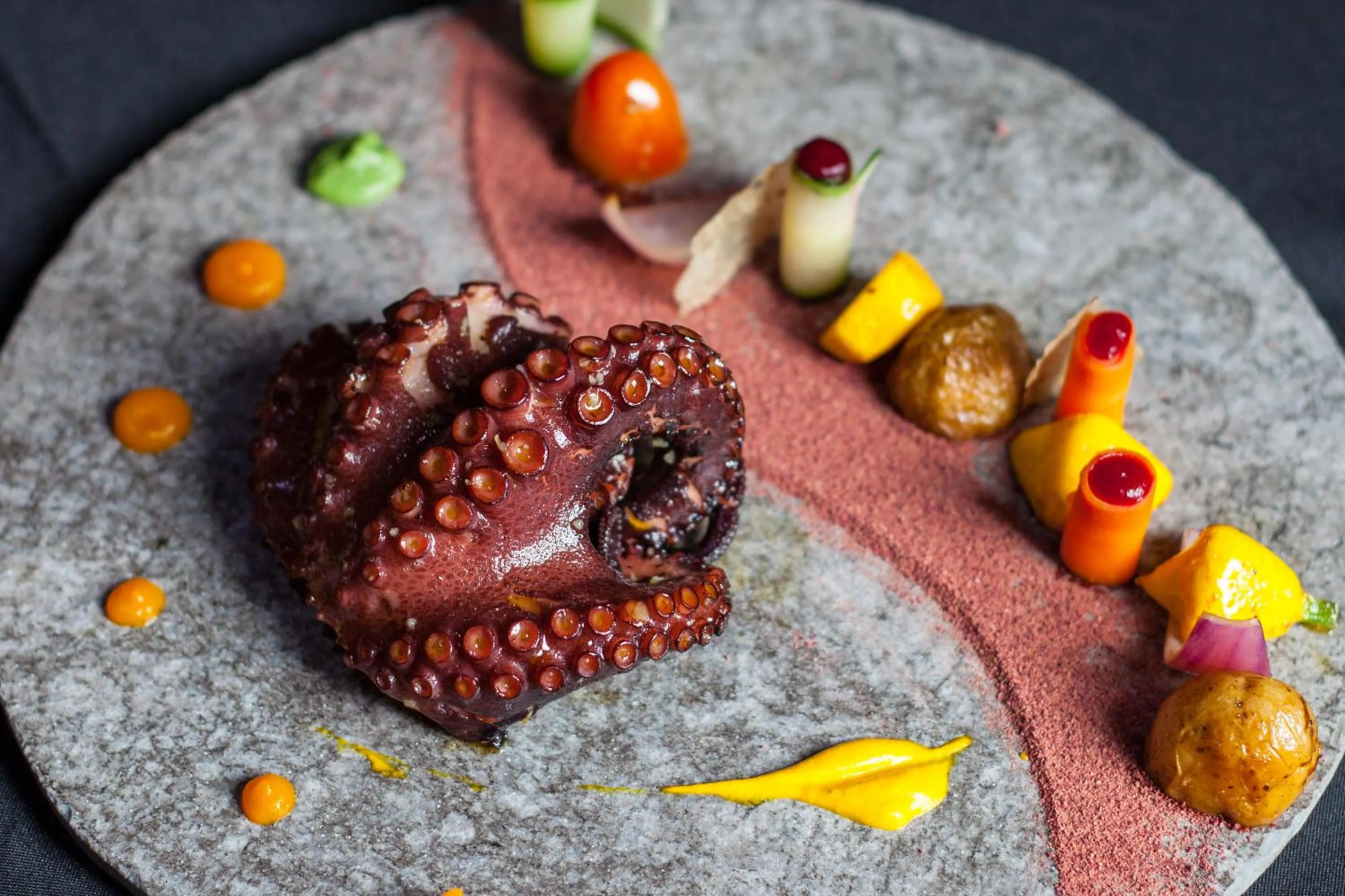 Food in Café de Playa Beach Front Hotel