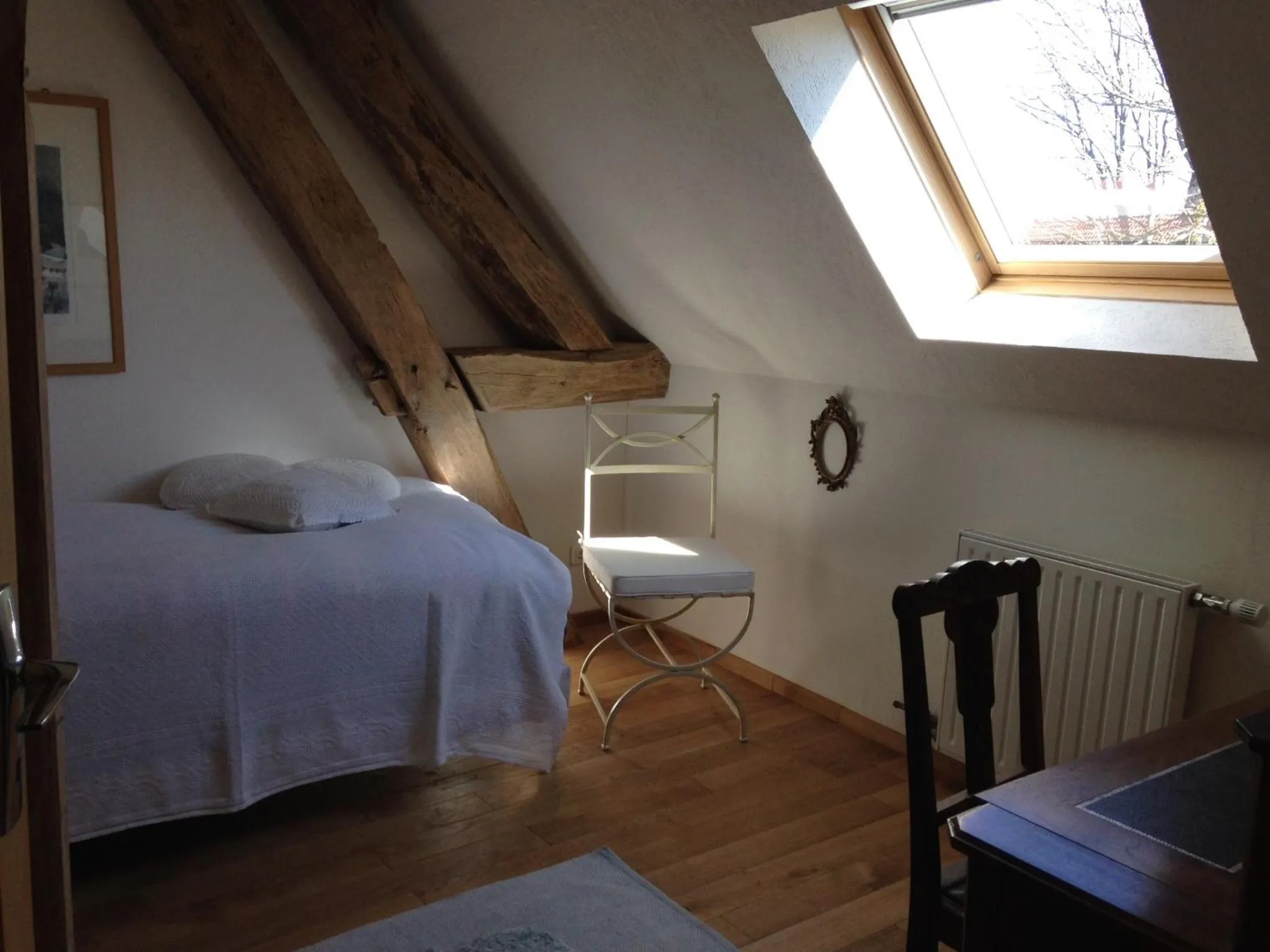 Bed in Marguerite's Ferme rustique