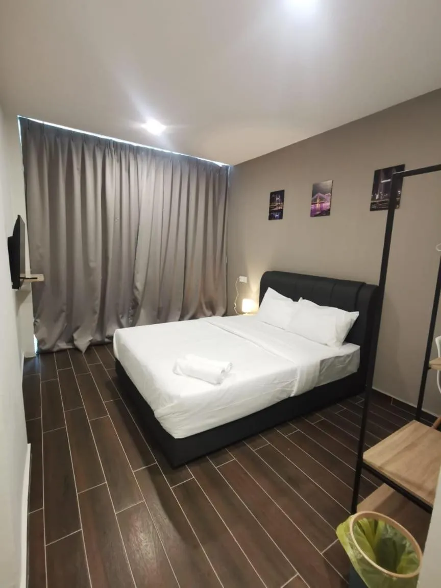 Bed in Hotel Mutiara