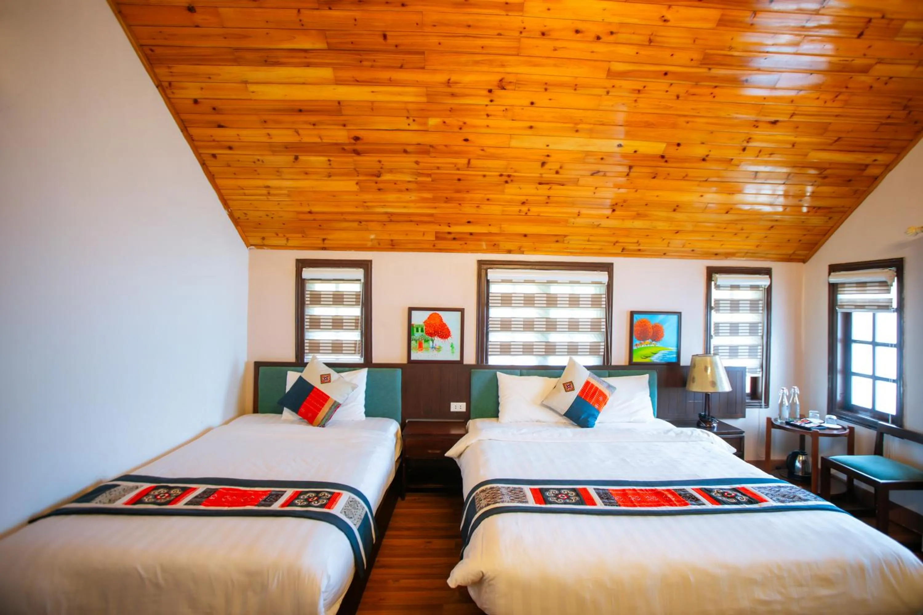 Bed in Le Boutique Sapa Hotel