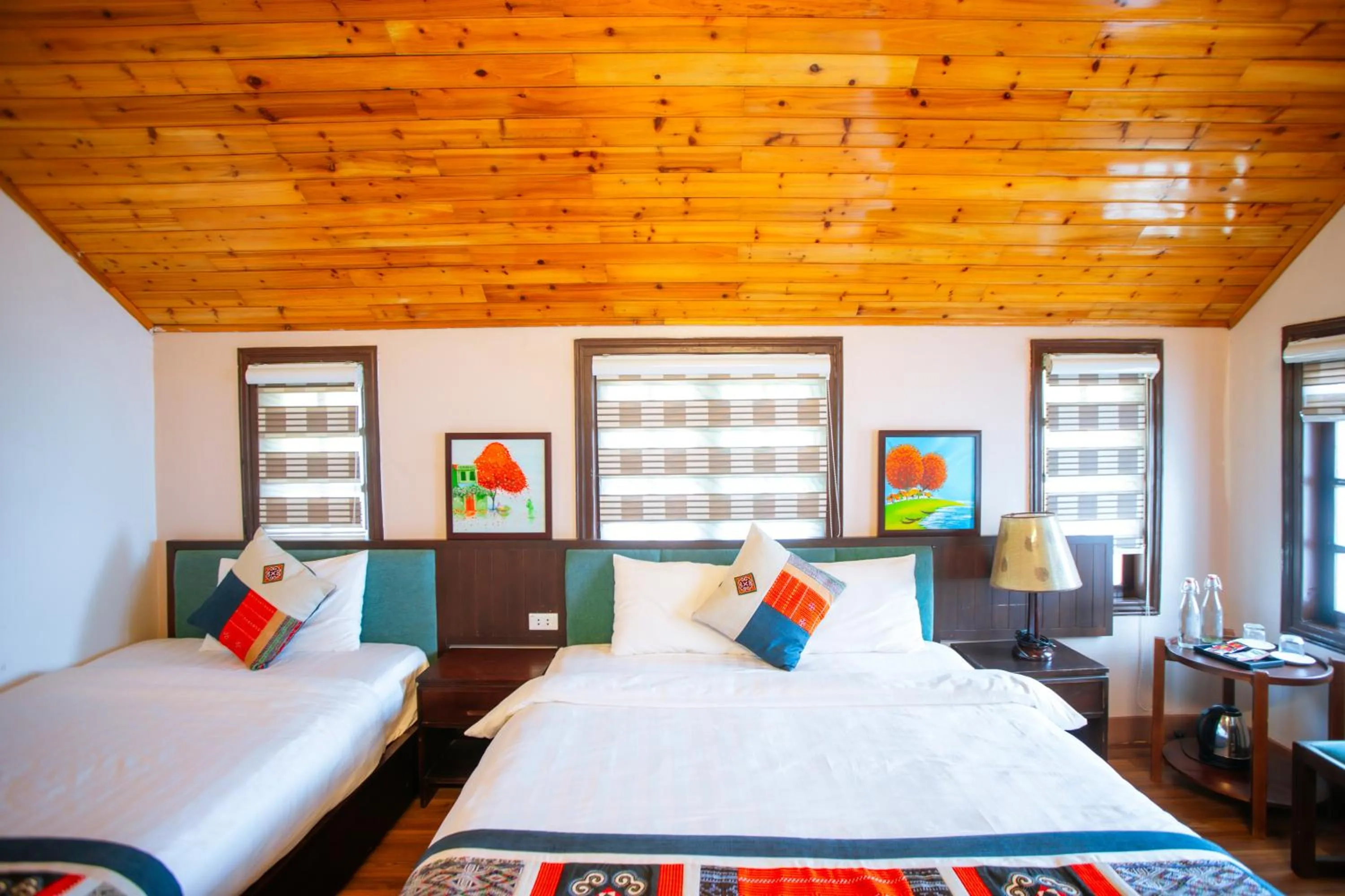 Bed in Le Boutique Sapa Hotel