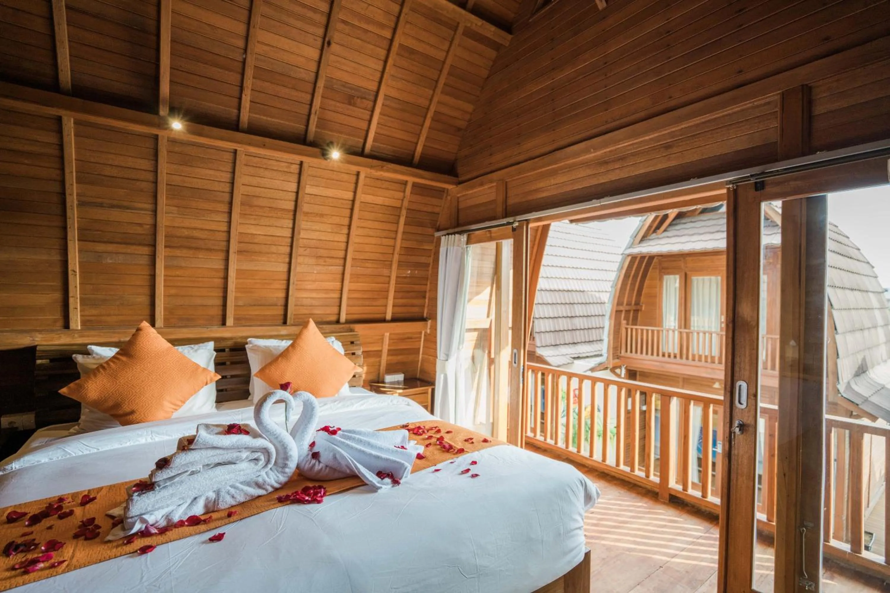 Bedroom, Bed in Andi Beach House