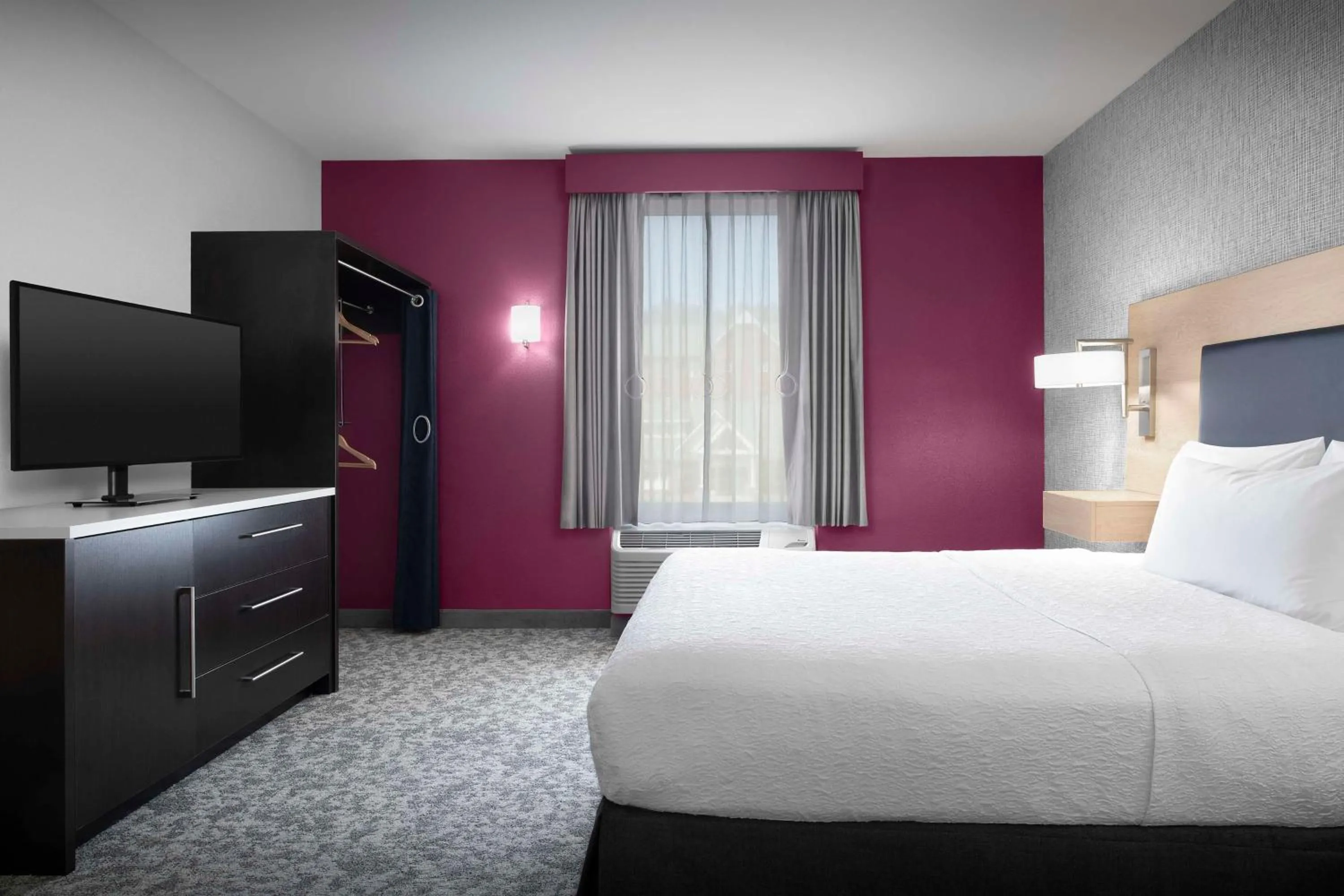 Bed in Home2 Suites by Hilton Greensboro Airport, NC