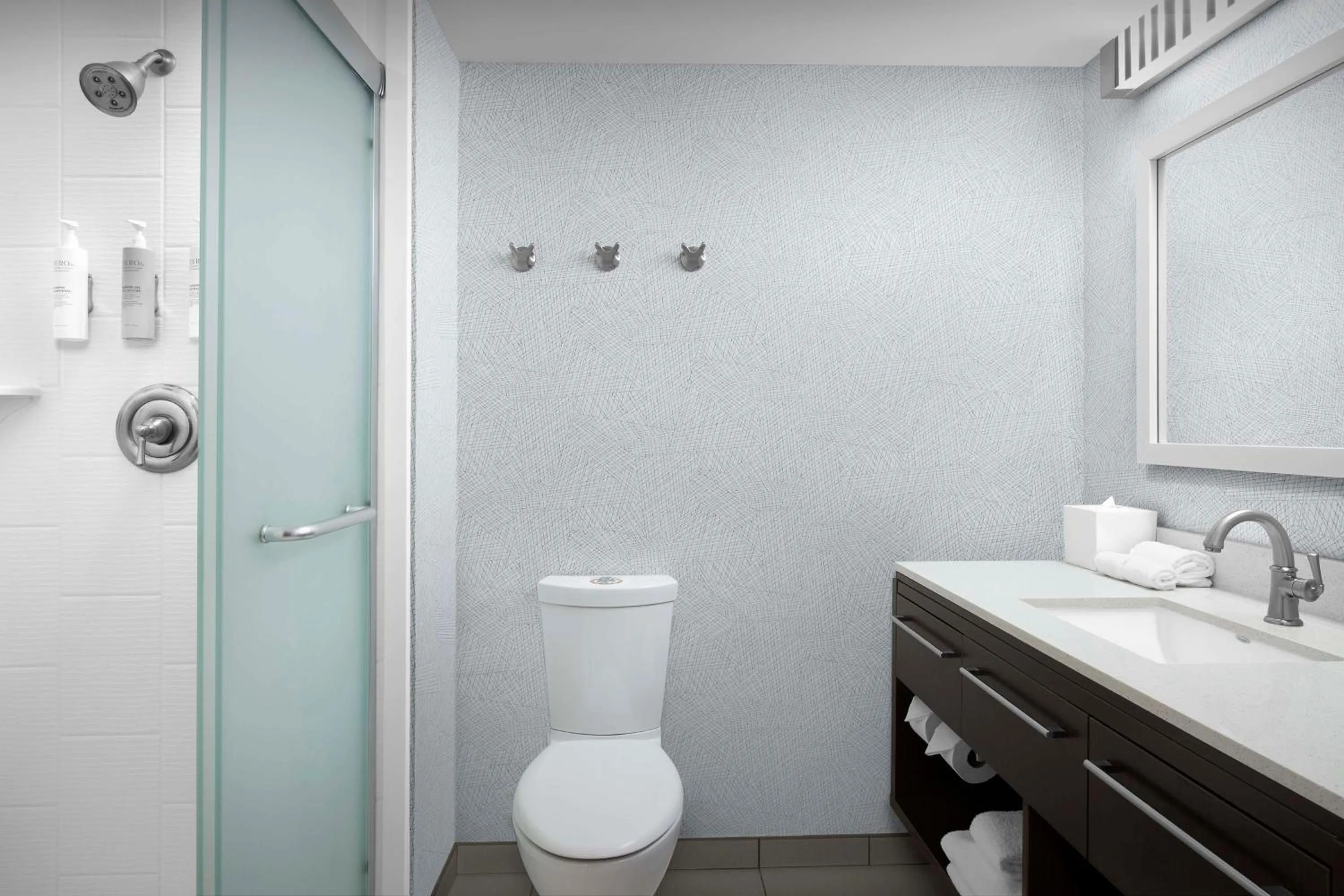 Bathroom in Home2 Suites by Hilton Greensboro Airport, NC