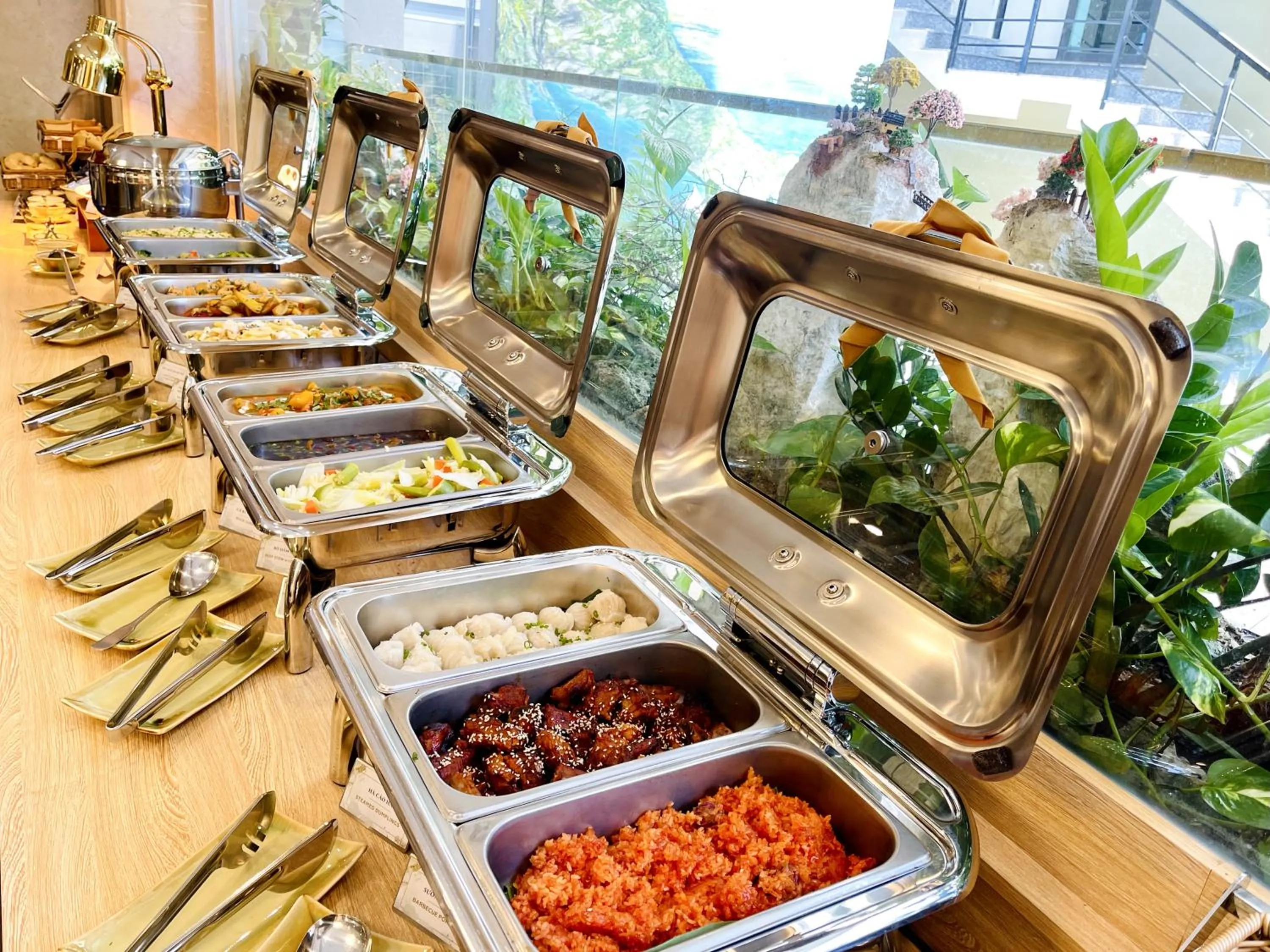 Breakfast in Aquasun Hotel Phu Quoc