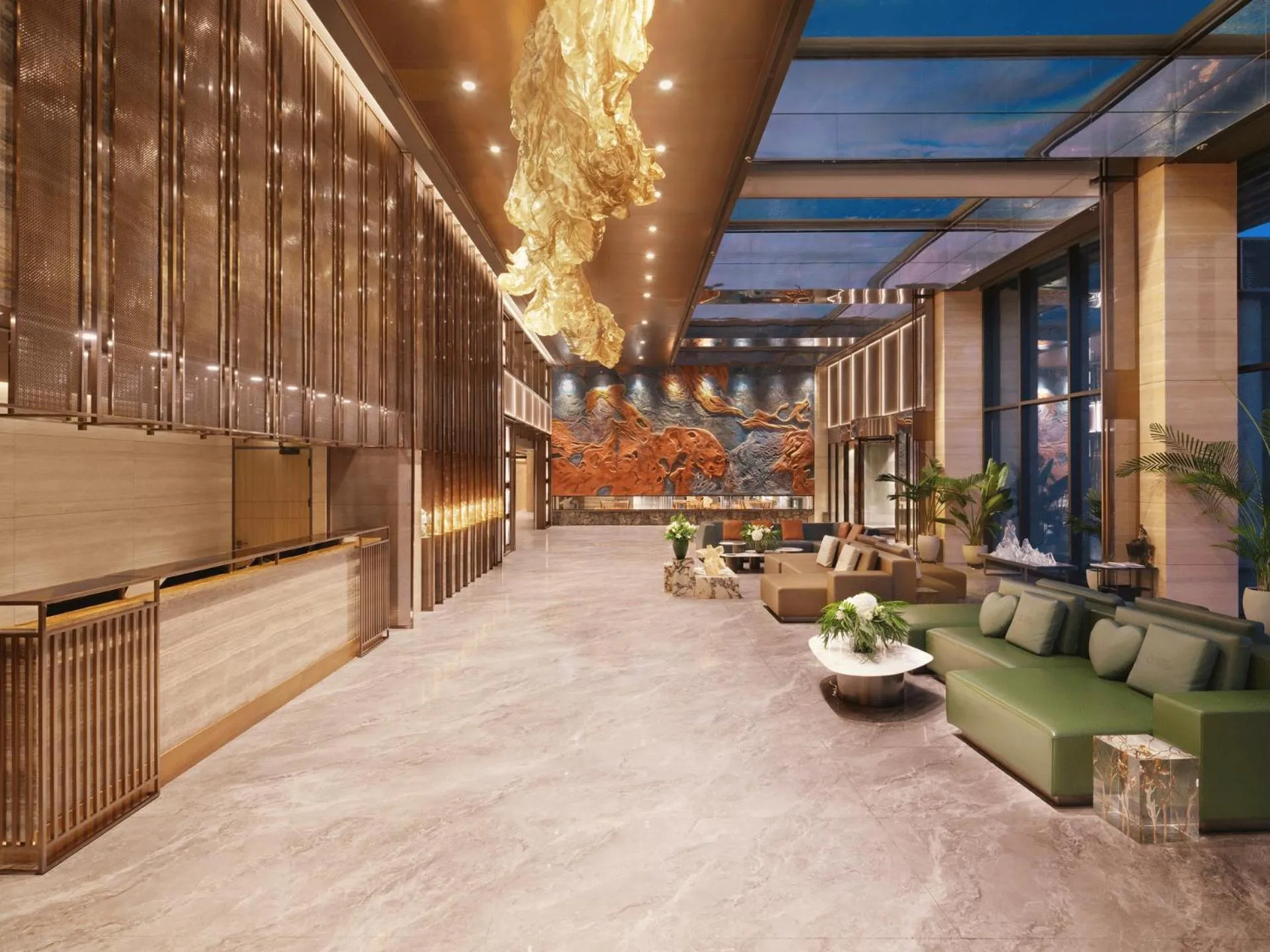 Lobby or reception in Amber Pure Hill Hotels & Resorts Jeju