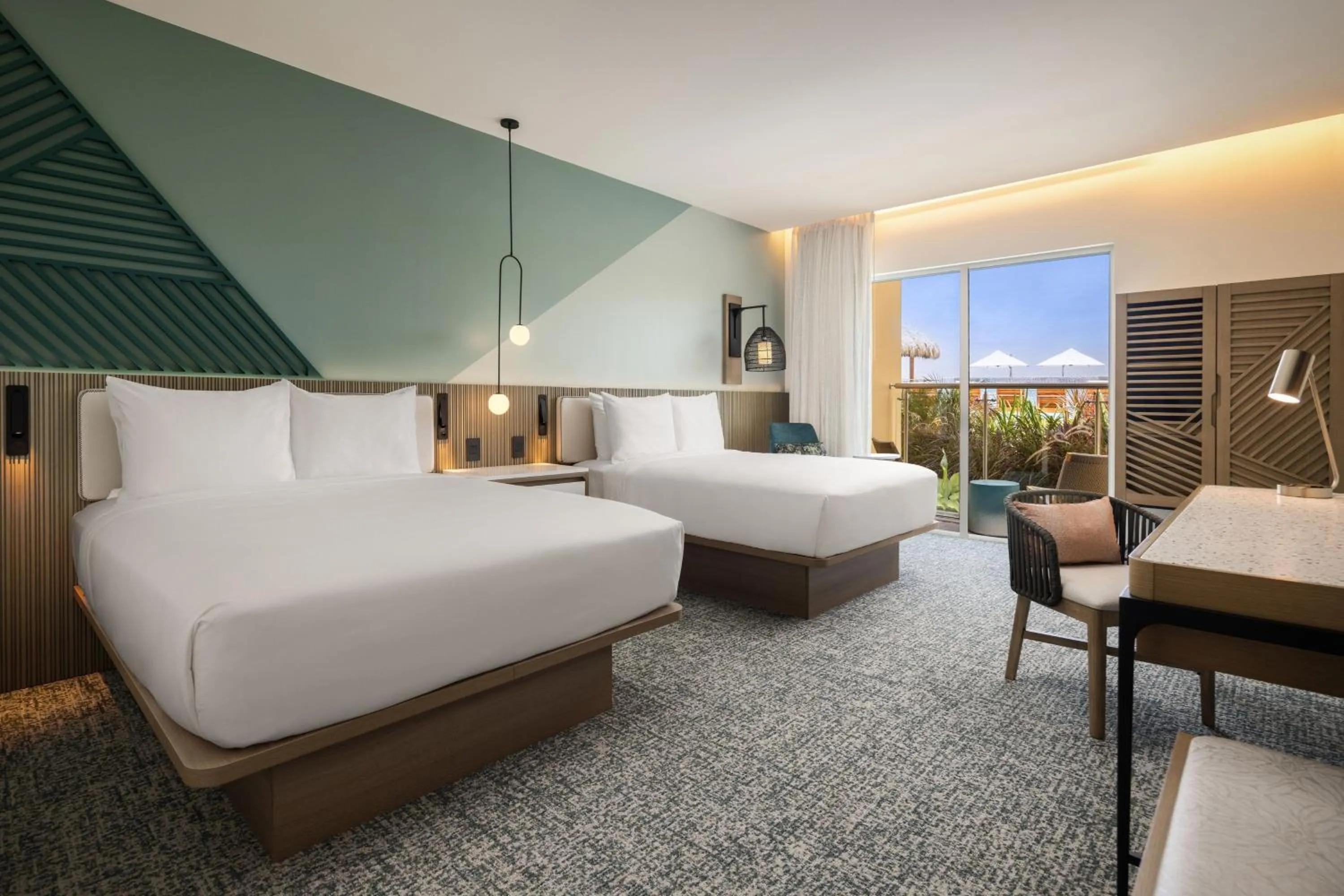 Photo of the whole room, Bed in Courtyard by Marriott Curacao
