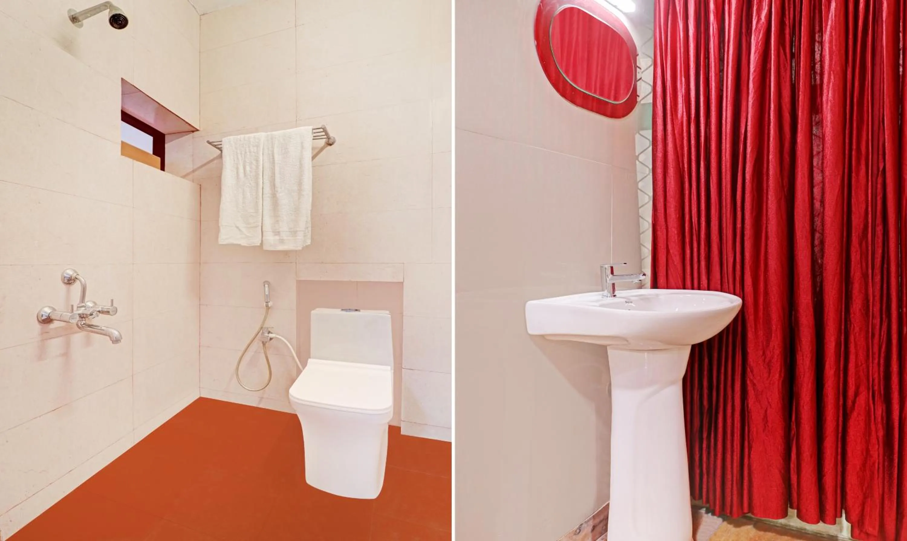 Toilet in Itsy Hotels Hill Town, 500 Mtrs From Madikeri Fort