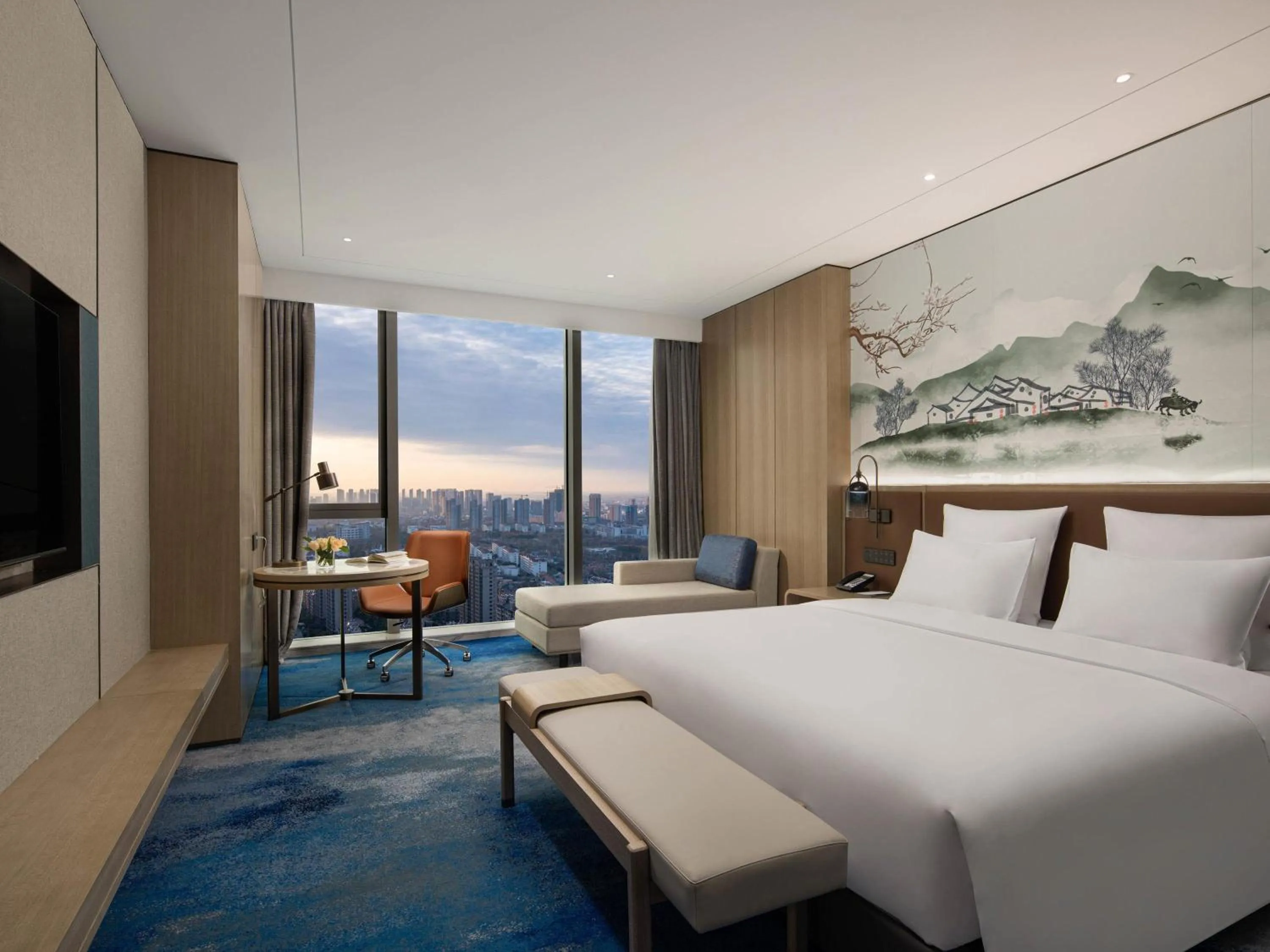 Bedroom, Bed in Pullman Huai'an