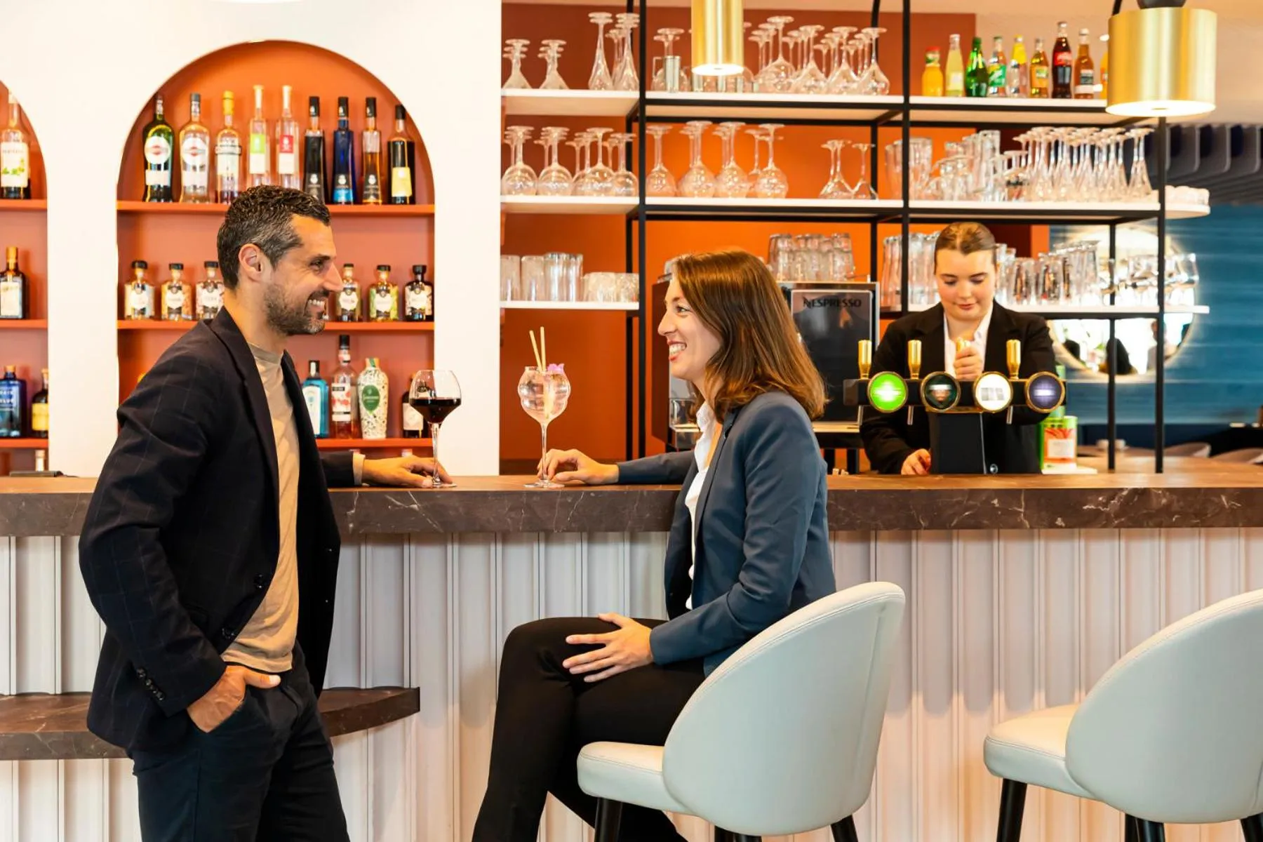 Lounge or bar in Mercure Dunkerque Centre Gare