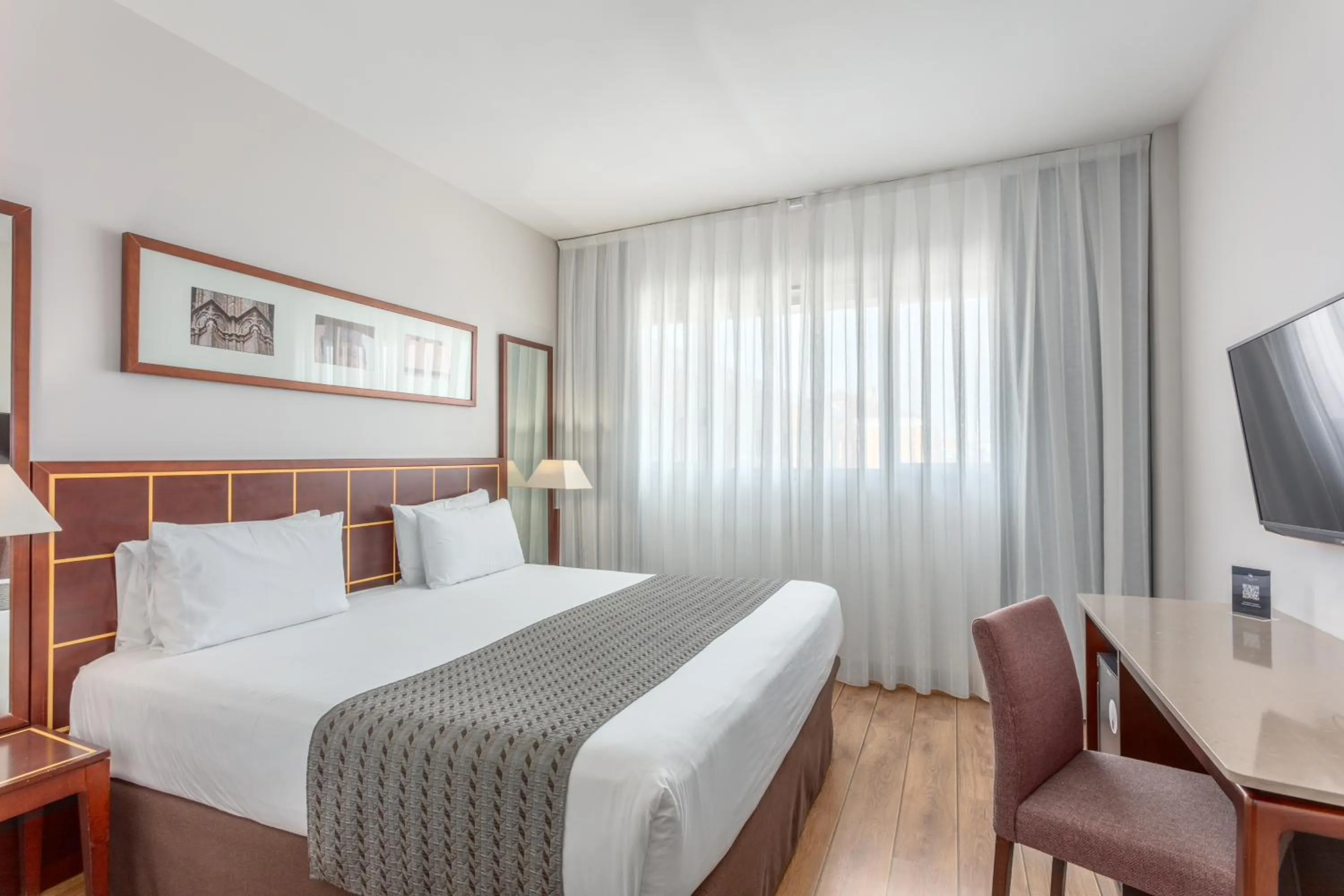 Bedroom, Bed in Eurostars Toledo