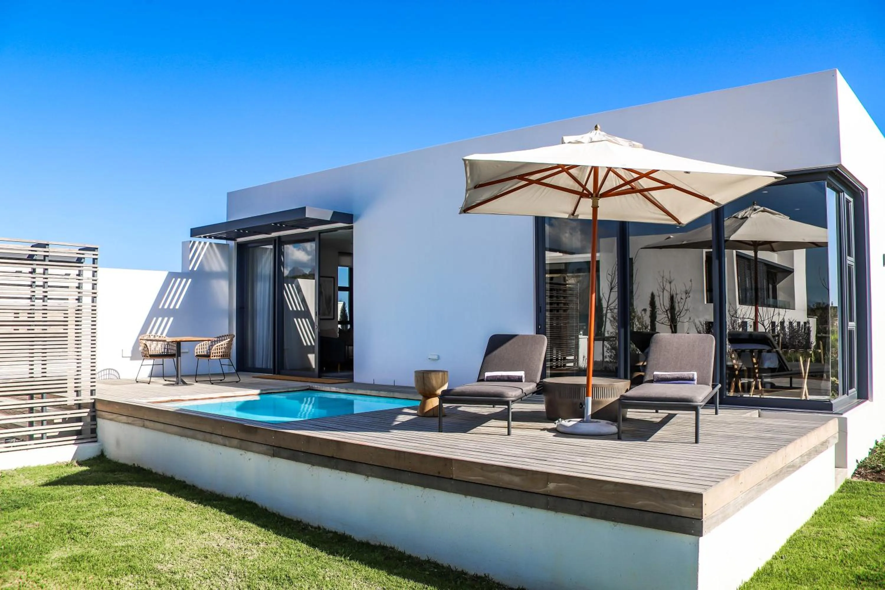 Swimming pool in Vergenoegd Löw Boutique Hotel & Spa