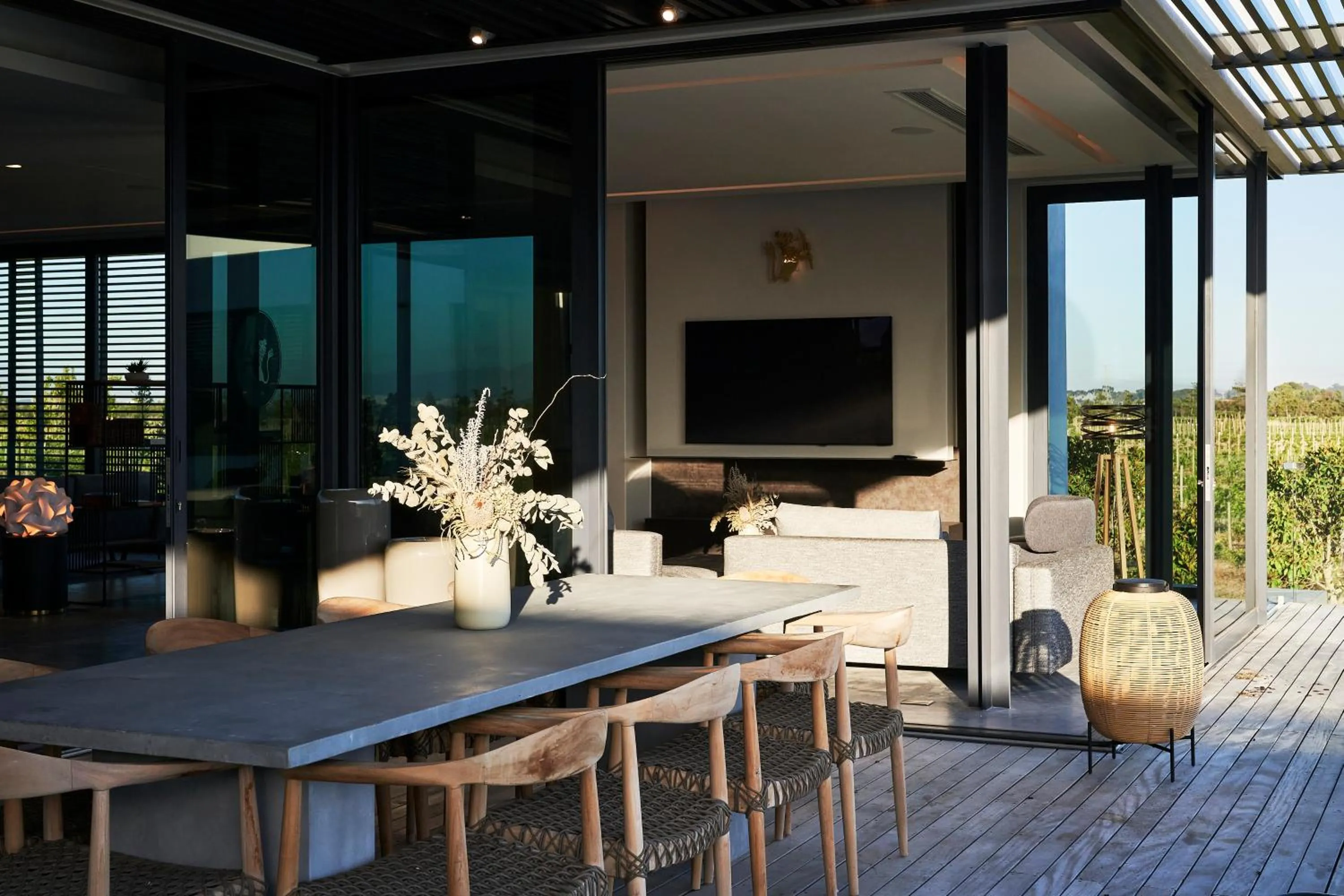 Patio in Vergenoegd Löw Boutique Hotel & Spa