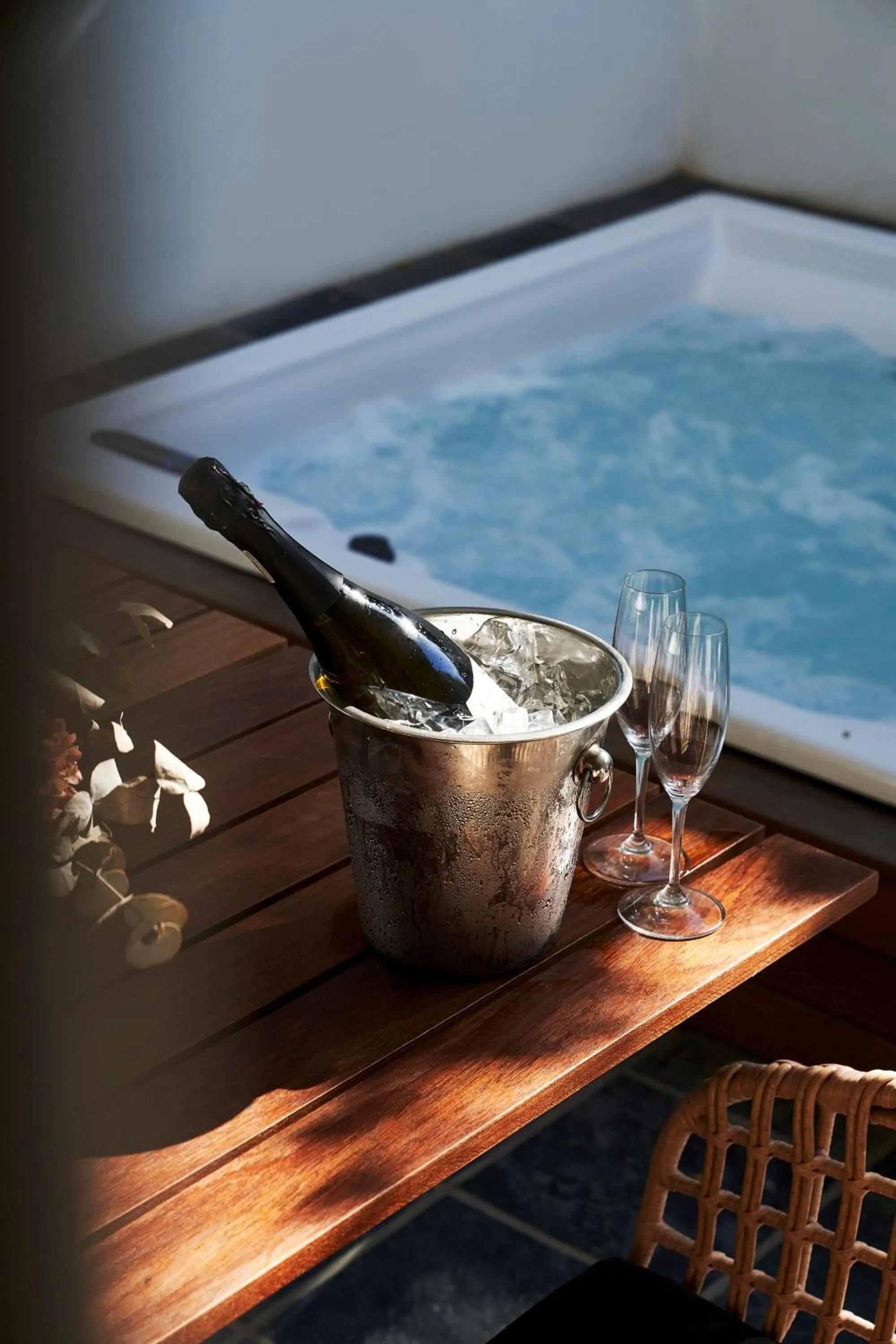 Hot Tub in Vergenoegd Löw Boutique Hotel & Spa