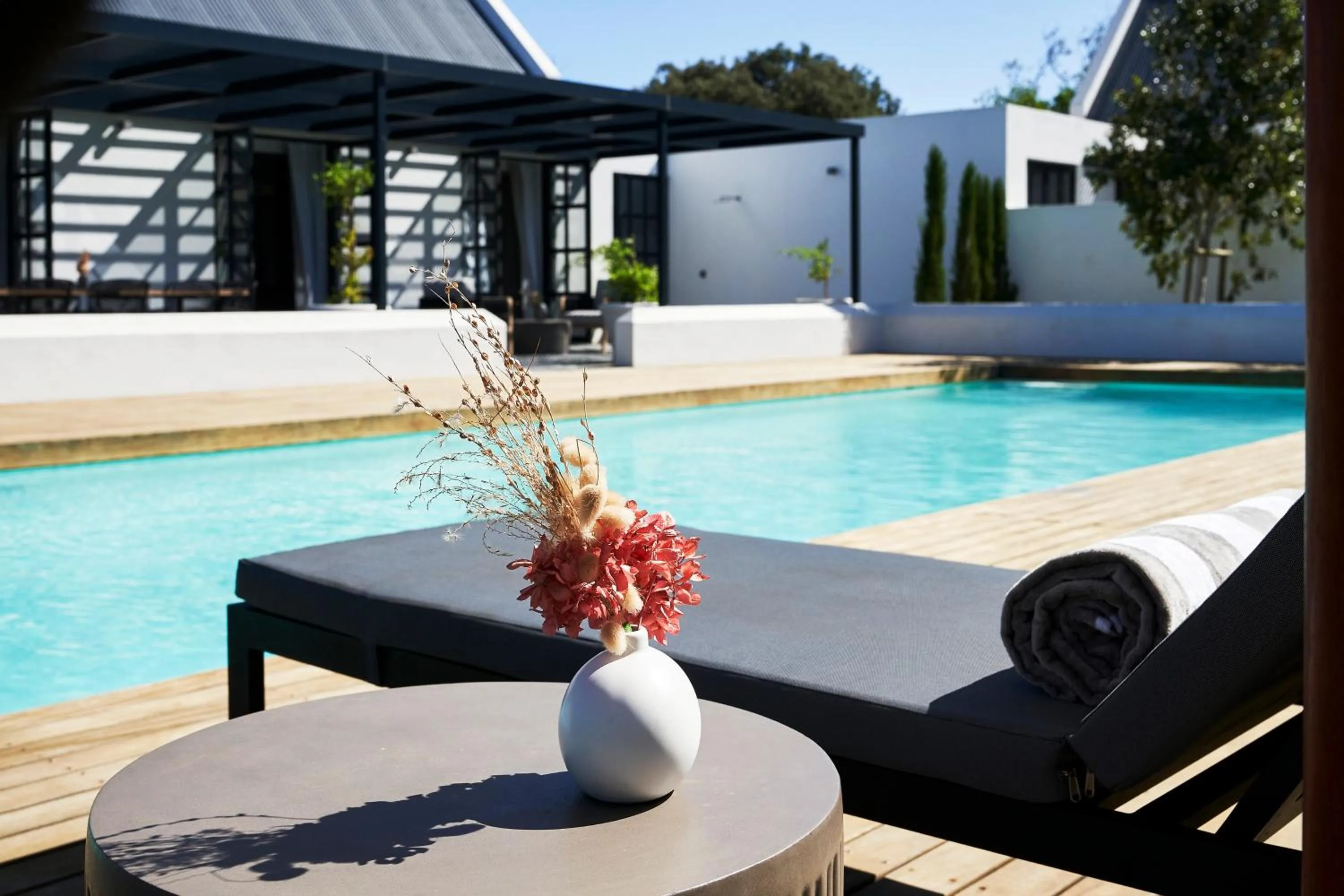 Swimming pool in Vergenoegd Löw Boutique Hotel & Spa