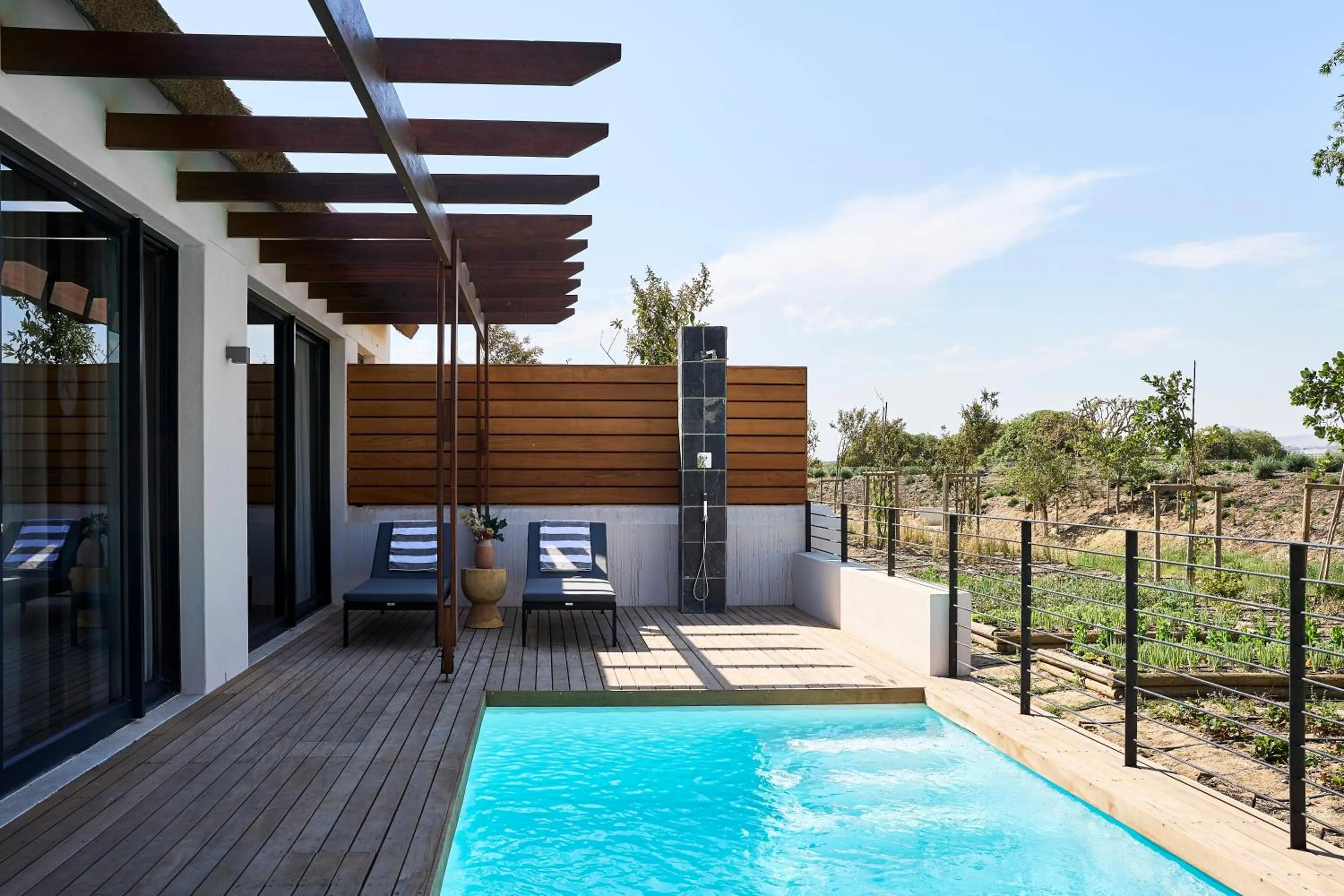 Patio in Vergenoegd Löw Boutique Hotel & Spa