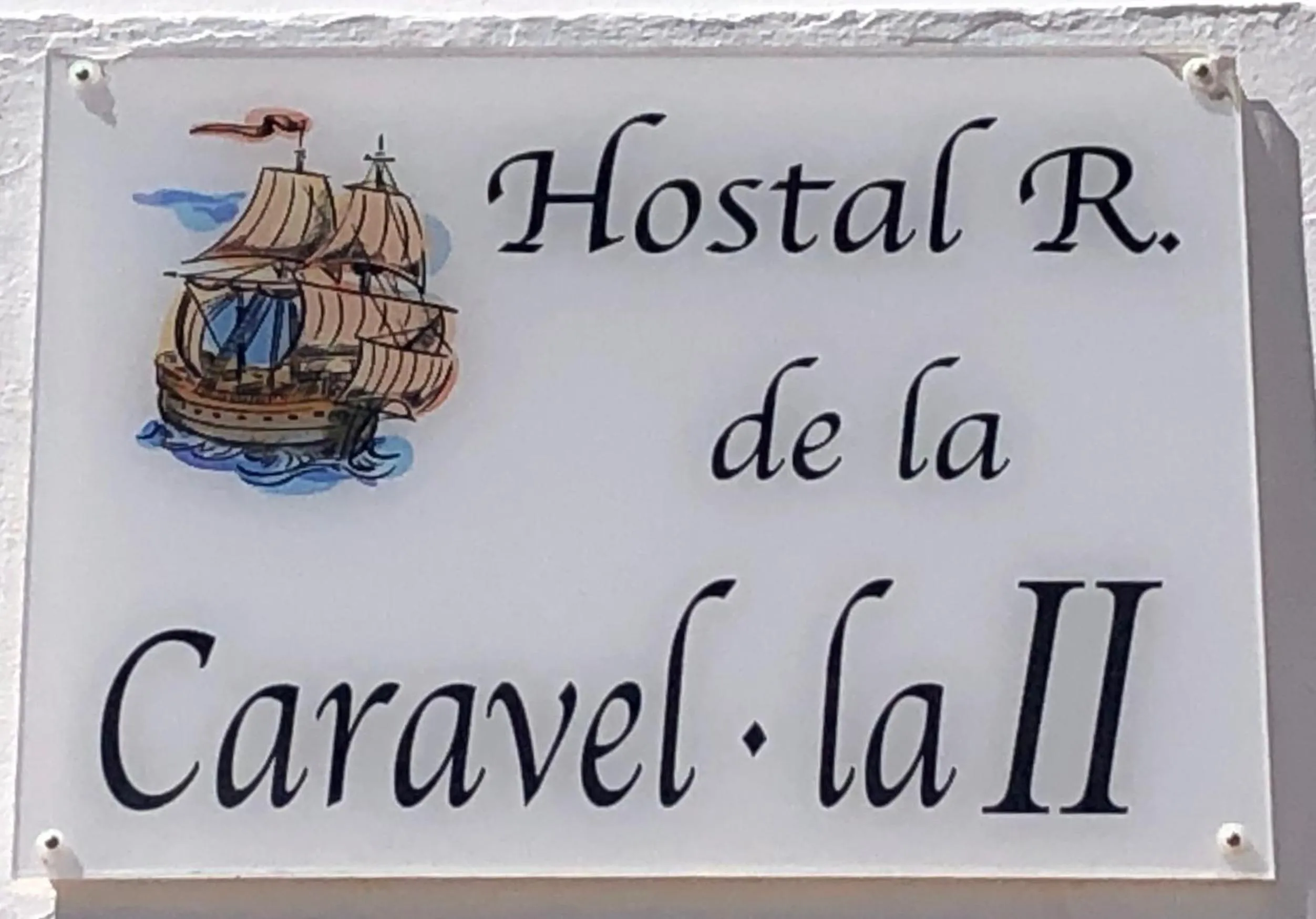 Property logo or sign in Hostal de la Caravel-la