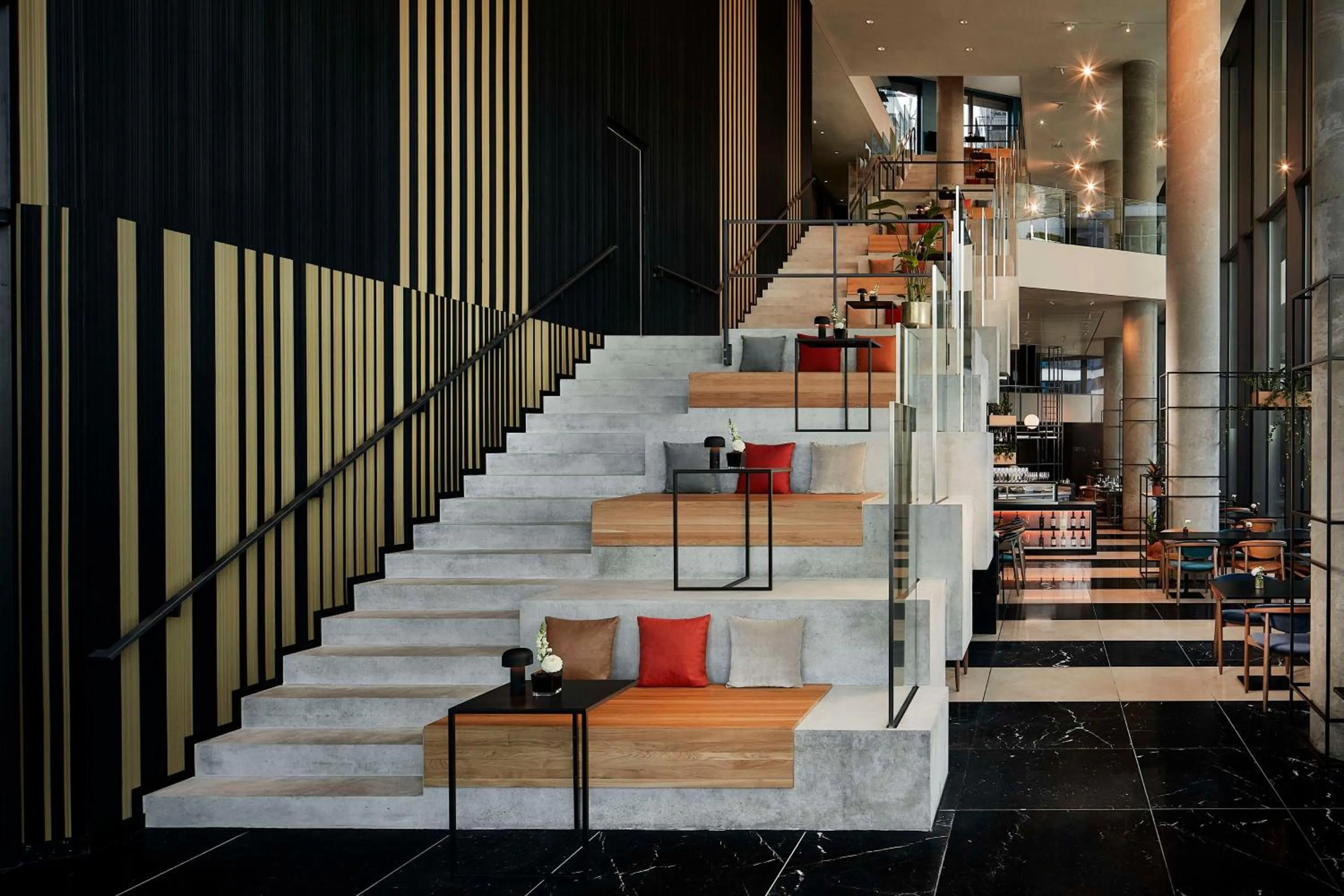 Lobby or reception in NH Collection Frankfurt Spin Tower