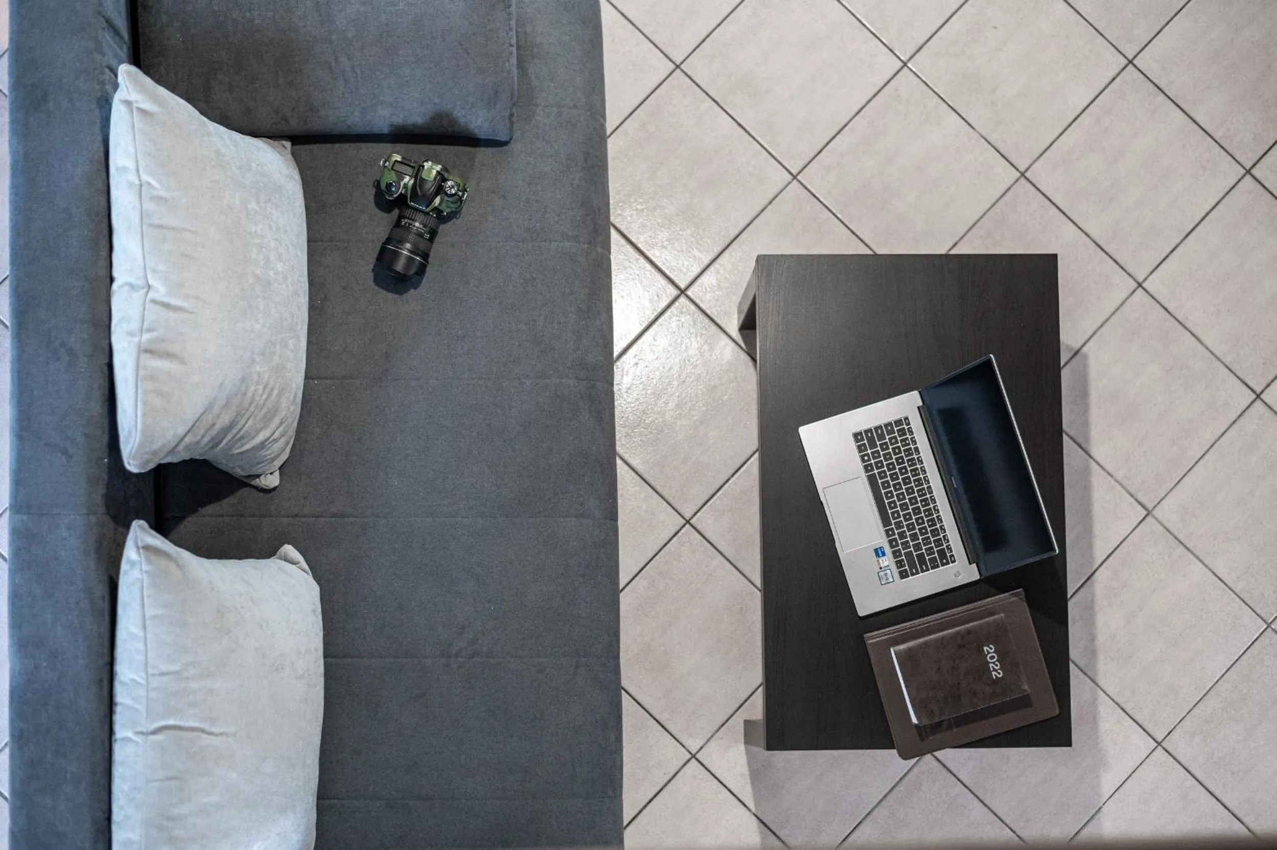 Seating area in Blue Riviera villas & suites - Alimos 2