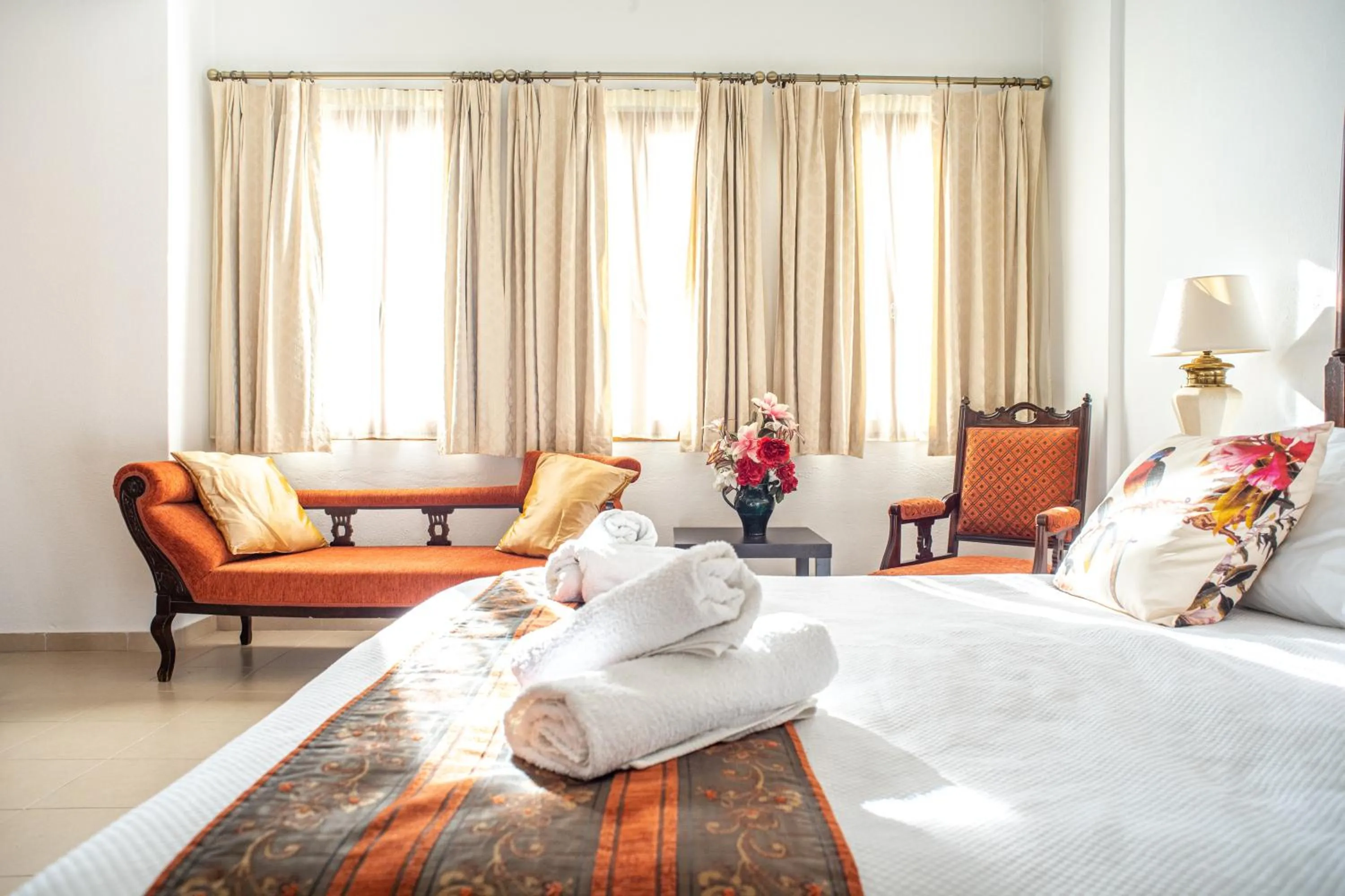 Bed in Lagou Raxi Country Hotel